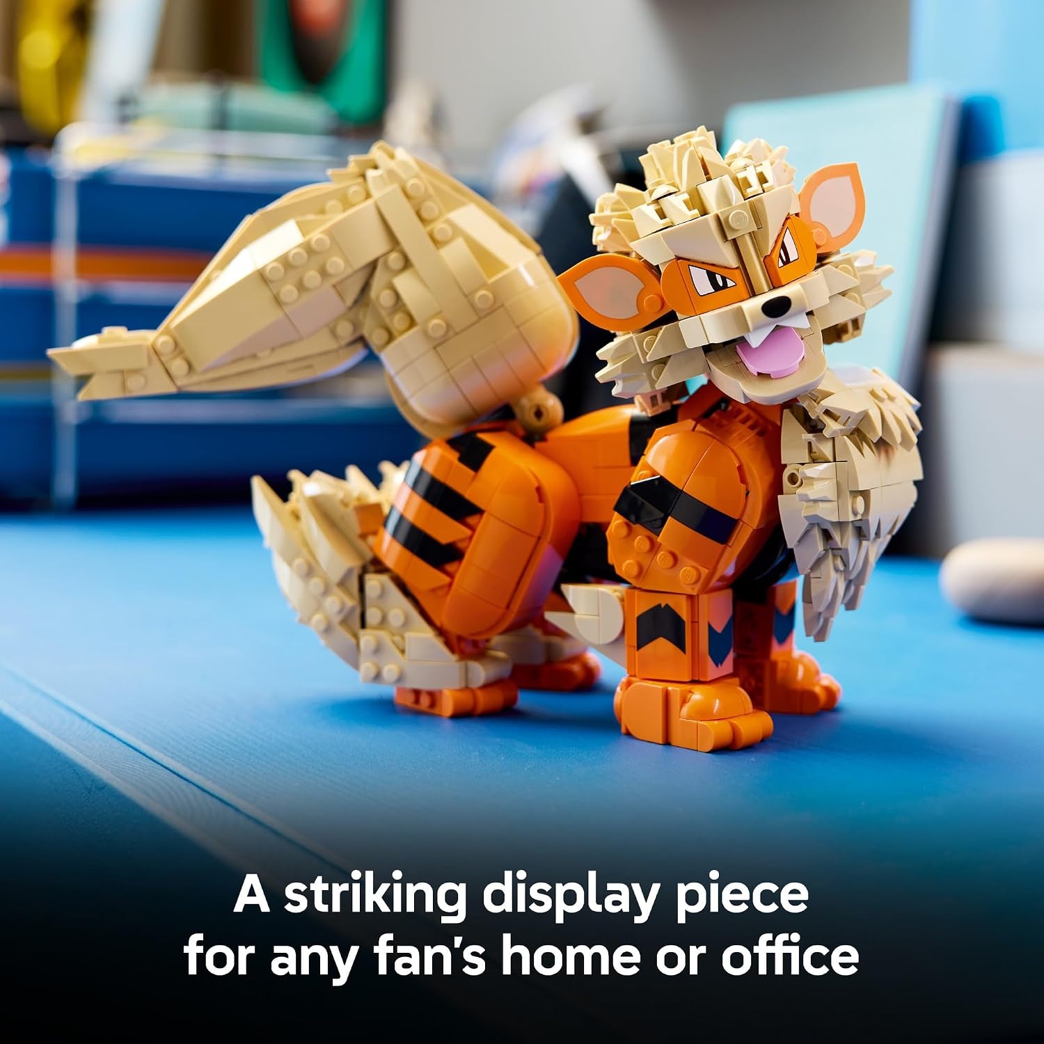 image:imageLEGO Pokmon Arcanine 72160 Collectible Building Set for Adults Ages 18 Posable Pokmon Model Kit for Display Bedroom Desk or Book Shelf Decor