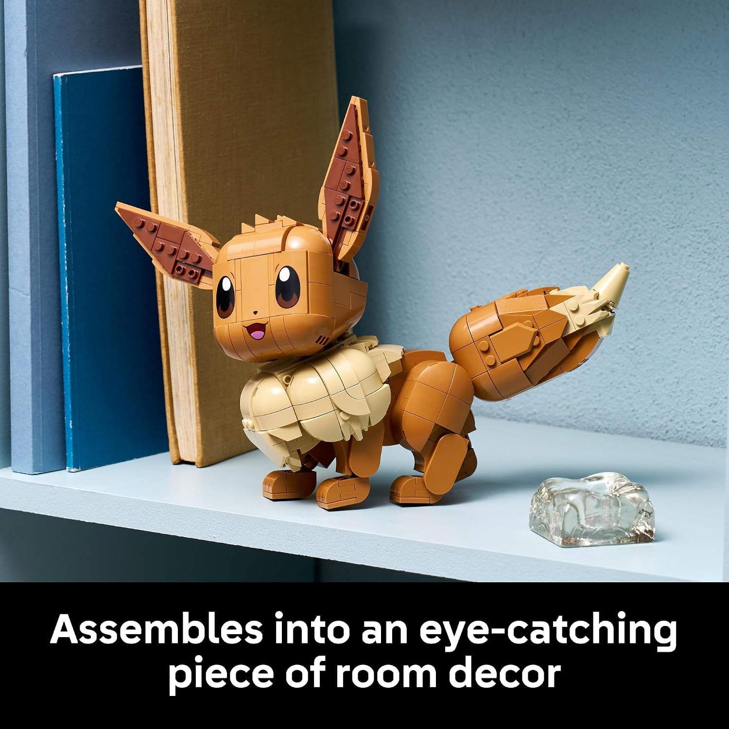 image:imageLEGO Pokmon Eevee Collectible Building Set for Adults Ages 18 Posable Pokmon Figure for Display Desk Bookshelf or Home Office Decor Gift for Men amp Women 72151