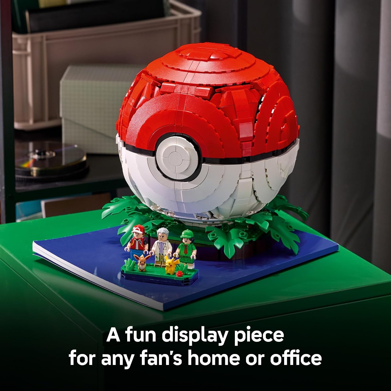 image:imageLEGO Pokmon Iconic Trainer Moments Pok Ball 72154 Collectible Building Set for Adults Ages 18 Pokmon Model Kit with 3 Minifigures amp 2 Pokmon Figures Gift for Gamers