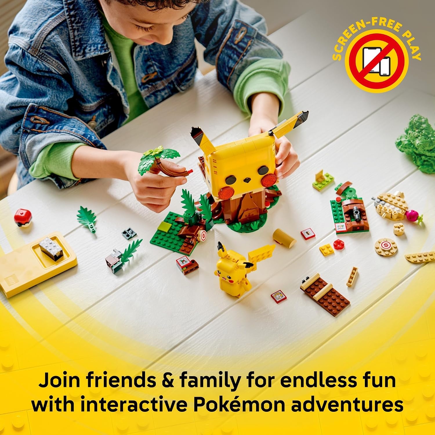 image:imageLEGO Pokmon SMART Play Training House with Pikachu 72164 AllinOne Building Set Boys amp Girls Ages 6 Interactive Pokmon Toys W Sounds SMART Brick 4 Tags amp Charger 400 pieces