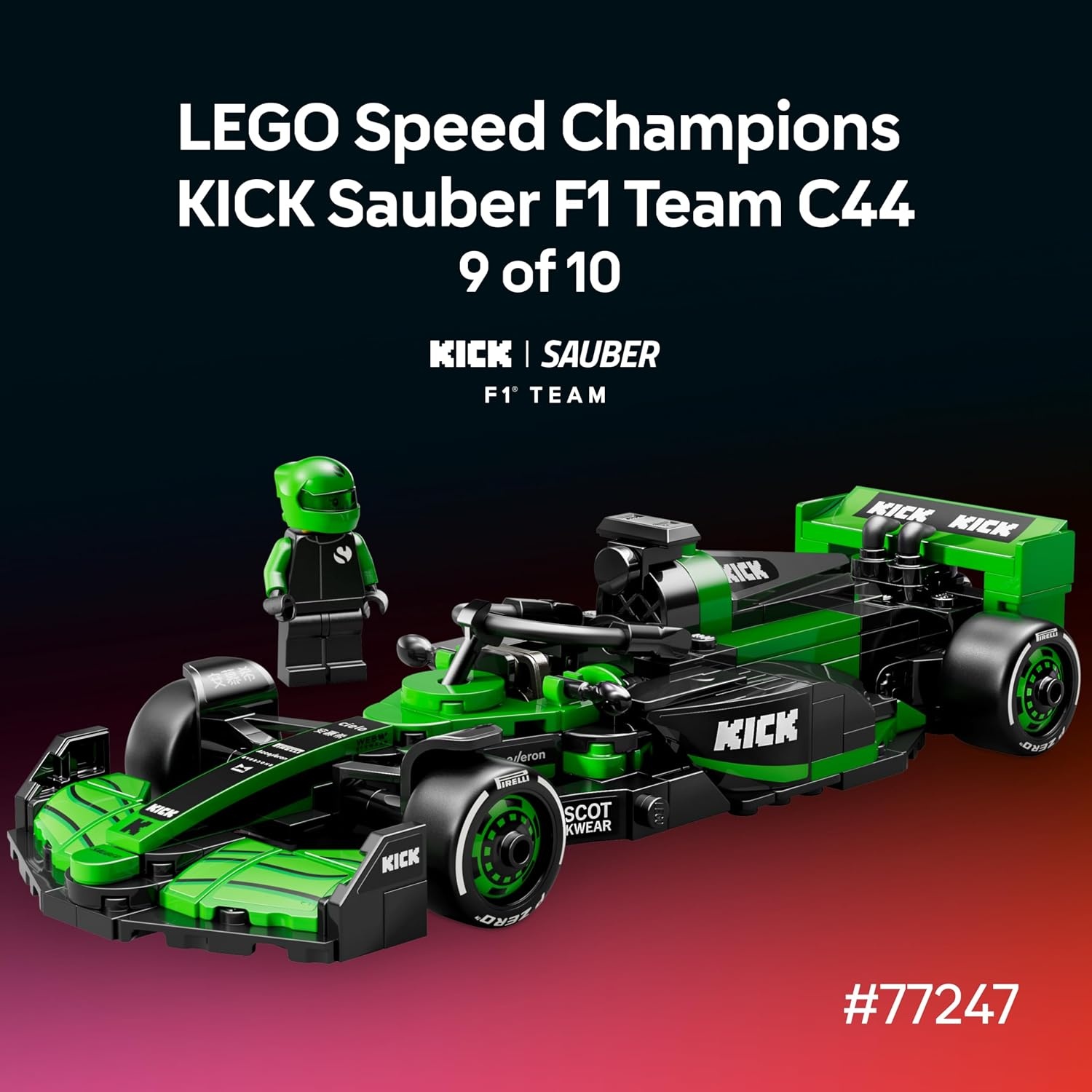 image:imageLEGO Speed Champions Ultimate Formula 1 Collectors Pack Contains 10 Sets in 1 Includes Exclusive Poster Collectible F1 Model Car Kit Gift for Race Car Fans 66802