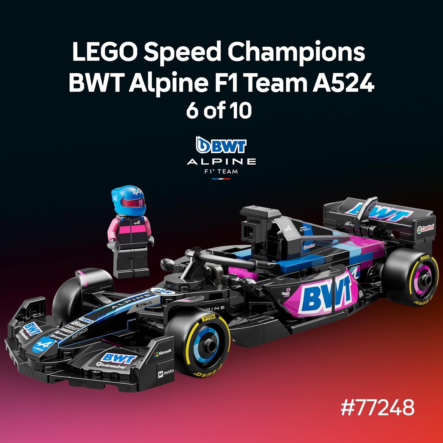 image:imageLEGO Speed Champions Ultimate Formula 1 Collectors Pack Contains 10 Sets in 1 Includes Exclusive Poster Collectible F1 Model Car Kit Gift for Race Car Fans 66802
