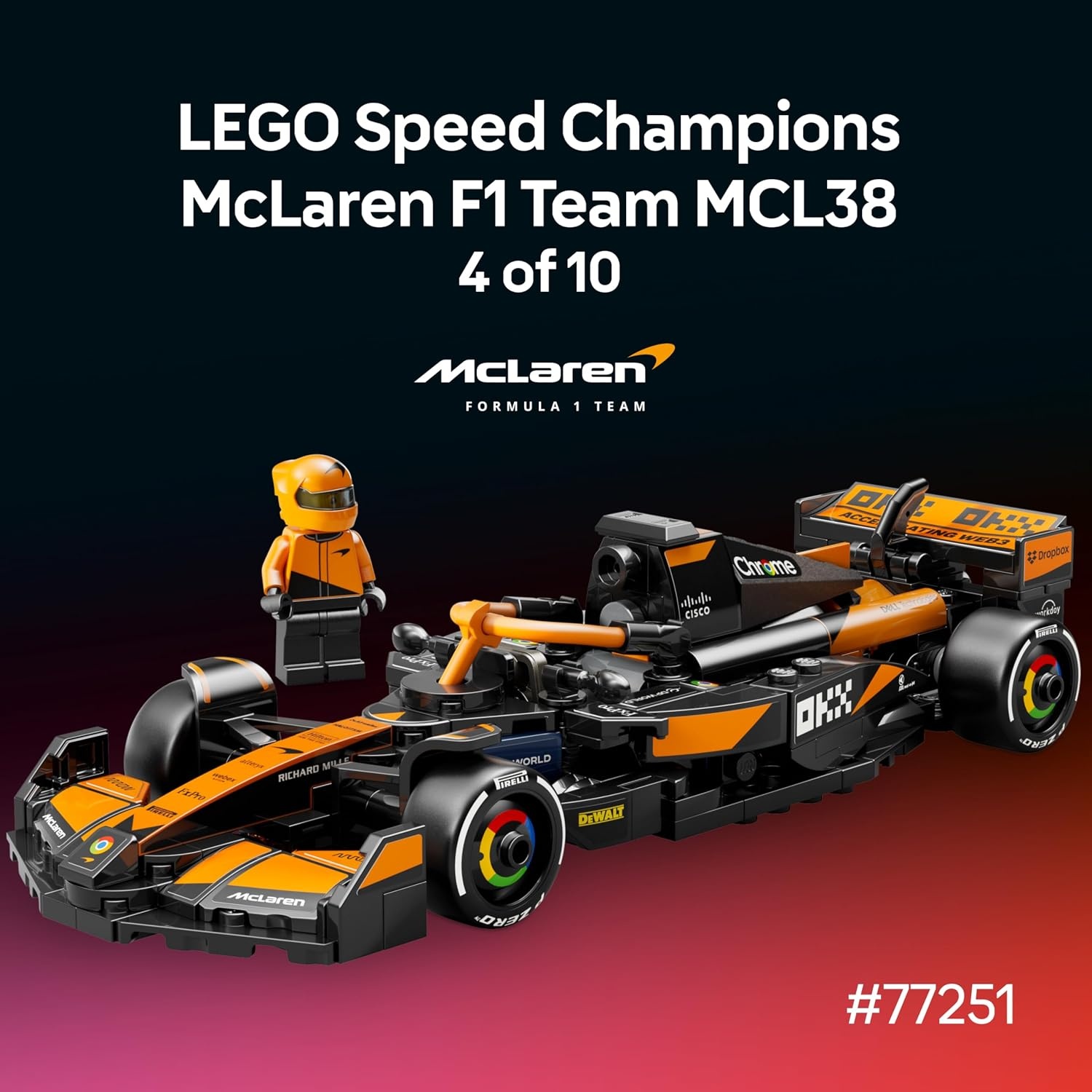 image:imageLEGO Speed Champions Ultimate Formula 1 Collectors Pack Contains 10 Sets in 1 Includes Exclusive Poster Collectible F1 Model Car Kit Gift for Race Car Fans 66802