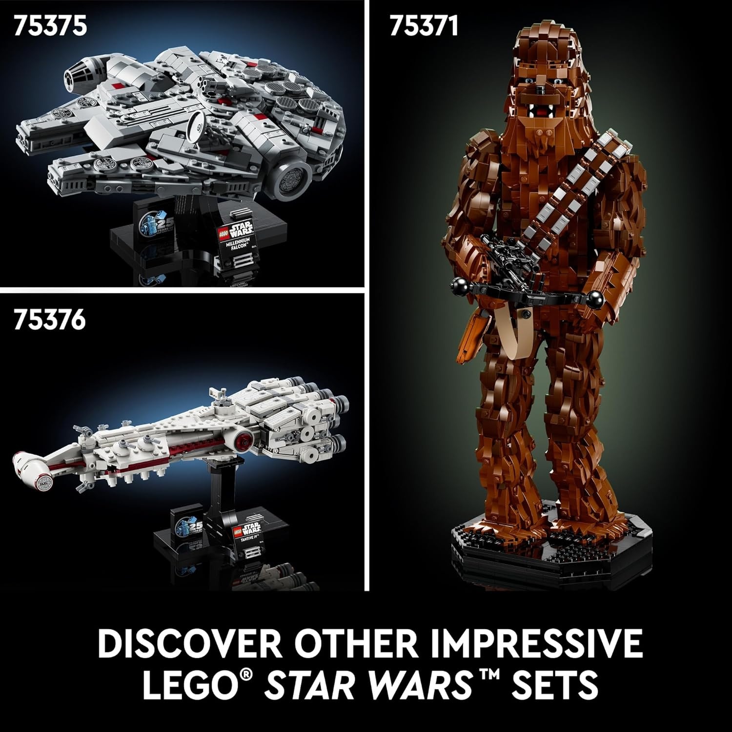 image:imageLEGO Star Wars A New Hope Tantive IV Creative Building Set for Adults 25th Anniversary Starship Model Collectible Build and Display Gift Idea for Star Wars Fans 75376