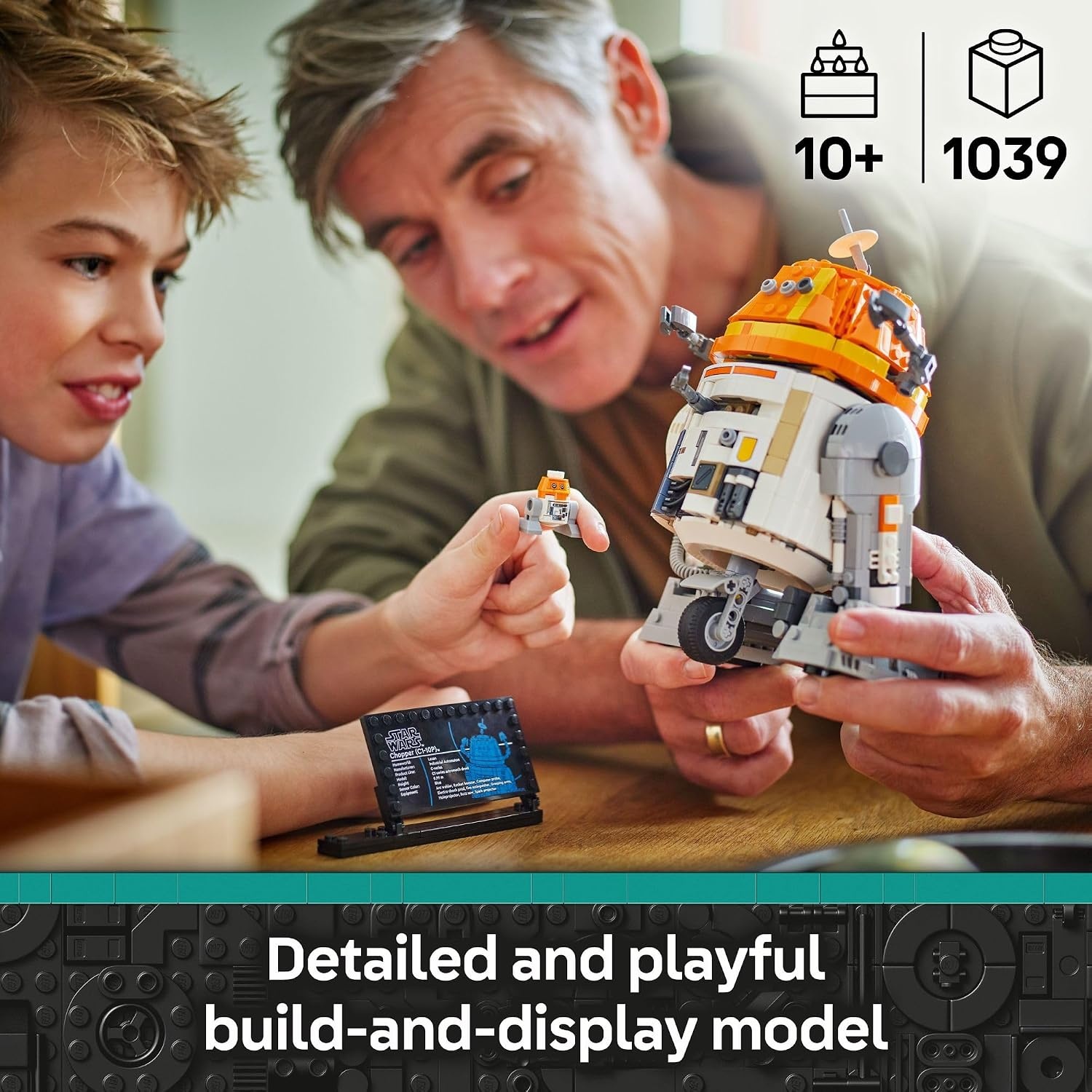 image:imageLEGO Star Wars Ahsoka Chopper C110P Astromech Droid Set Building Toy for Kids Ages 10 Makes a Great Gift for Boys and Girls Model Kit and Room Decor Idea for SciFi Adventure Fans 75416