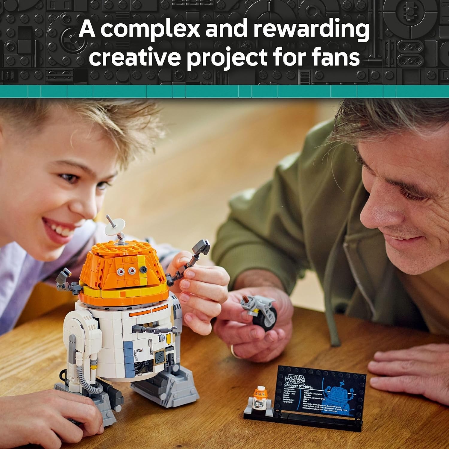 image:imageLEGO Star Wars Ahsoka Chopper C110P Astromech Droid Set Building Toy for Kids Ages 10 Makes a Great Gift for Boys and Girls Model Kit and Room Decor Idea for SciFi Adventure Fans 75416