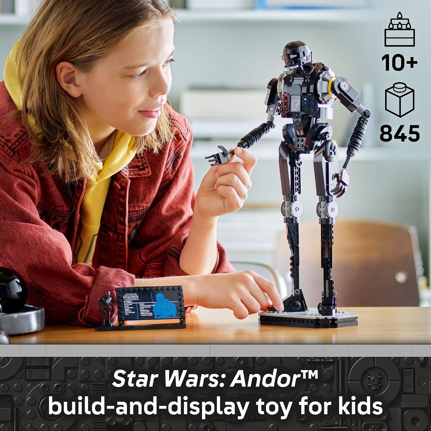 image:imageLEGO Star Wars Andor K2SO Security Droid Building Toy for Kids Ages 10 Makes a Great Gift for Boys and Girls Model Kit and Room Decor Idea for SciFi Adventure Fans 75434