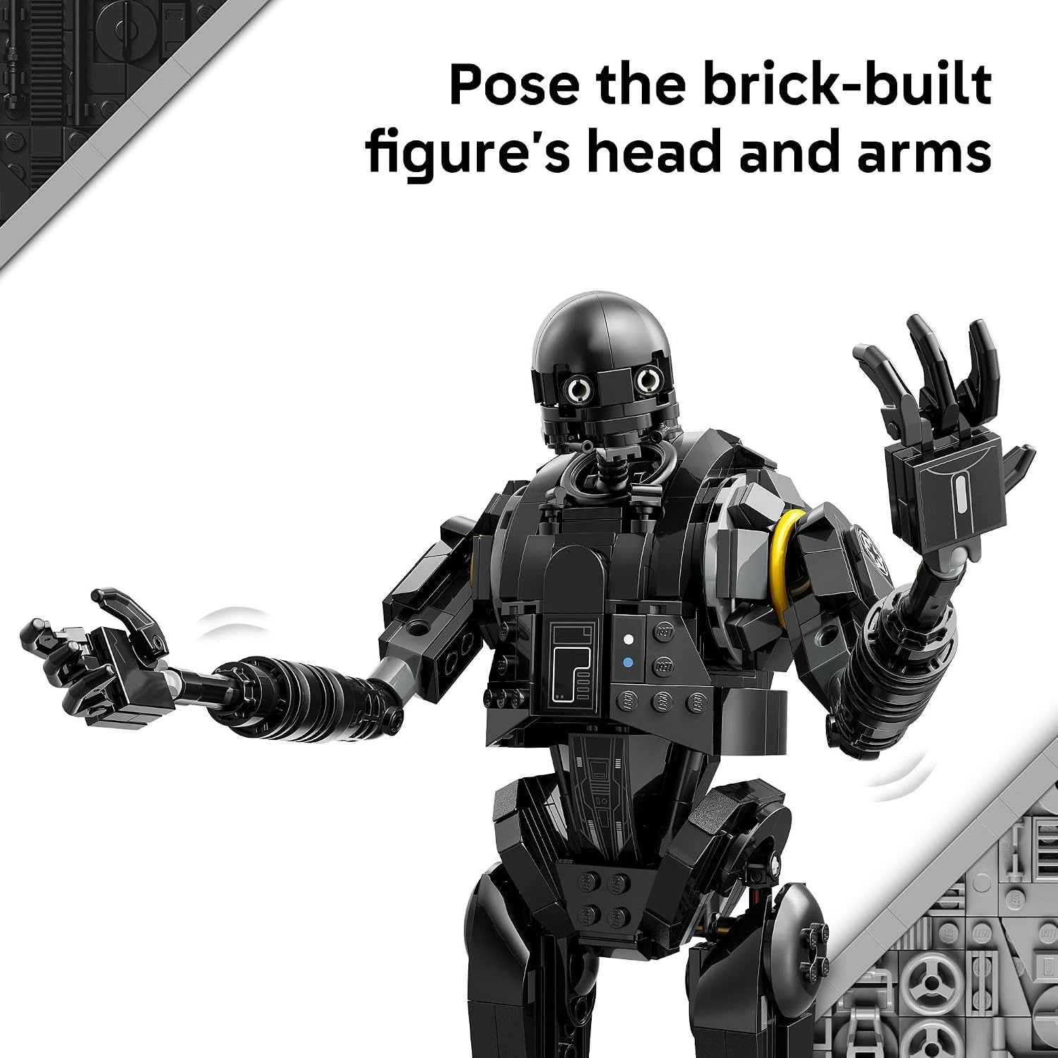 image:imageLEGO Star Wars Andor K2SO Security Droid Building Toy for Kids Ages 10 Makes a Great Gift for Boys and Girls Model Kit and Room Decor Idea for SciFi Adventure Fans 75434