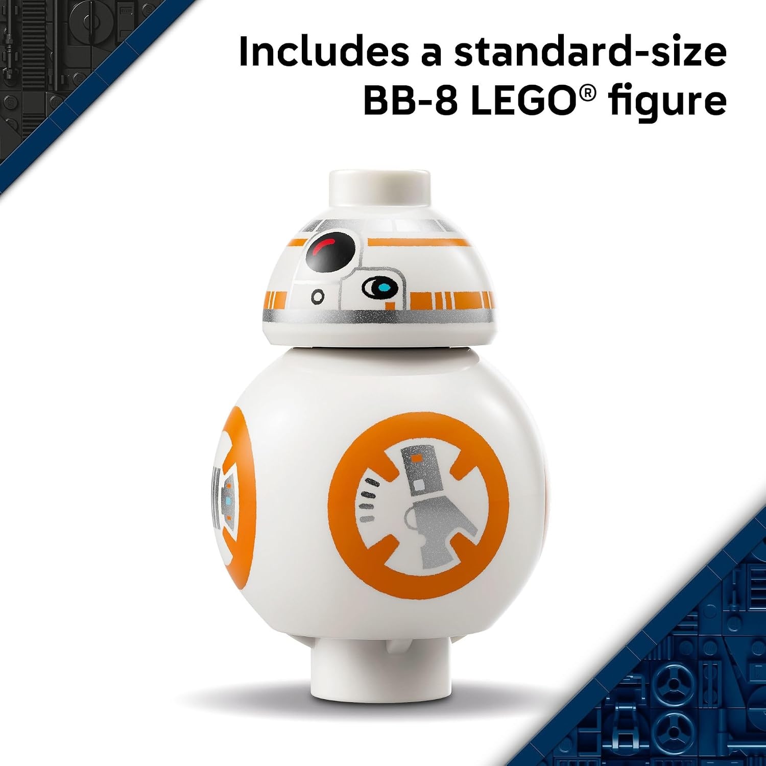 image:imageLEGO Star Wars BB8 Astromech Droid Building Toy for Boys amp Girls Play amp Display Building Kit WSpinning Head Action amp Burner Arm for Kids amp Fans Ages 10 Gift Idea for Birthdays 75452