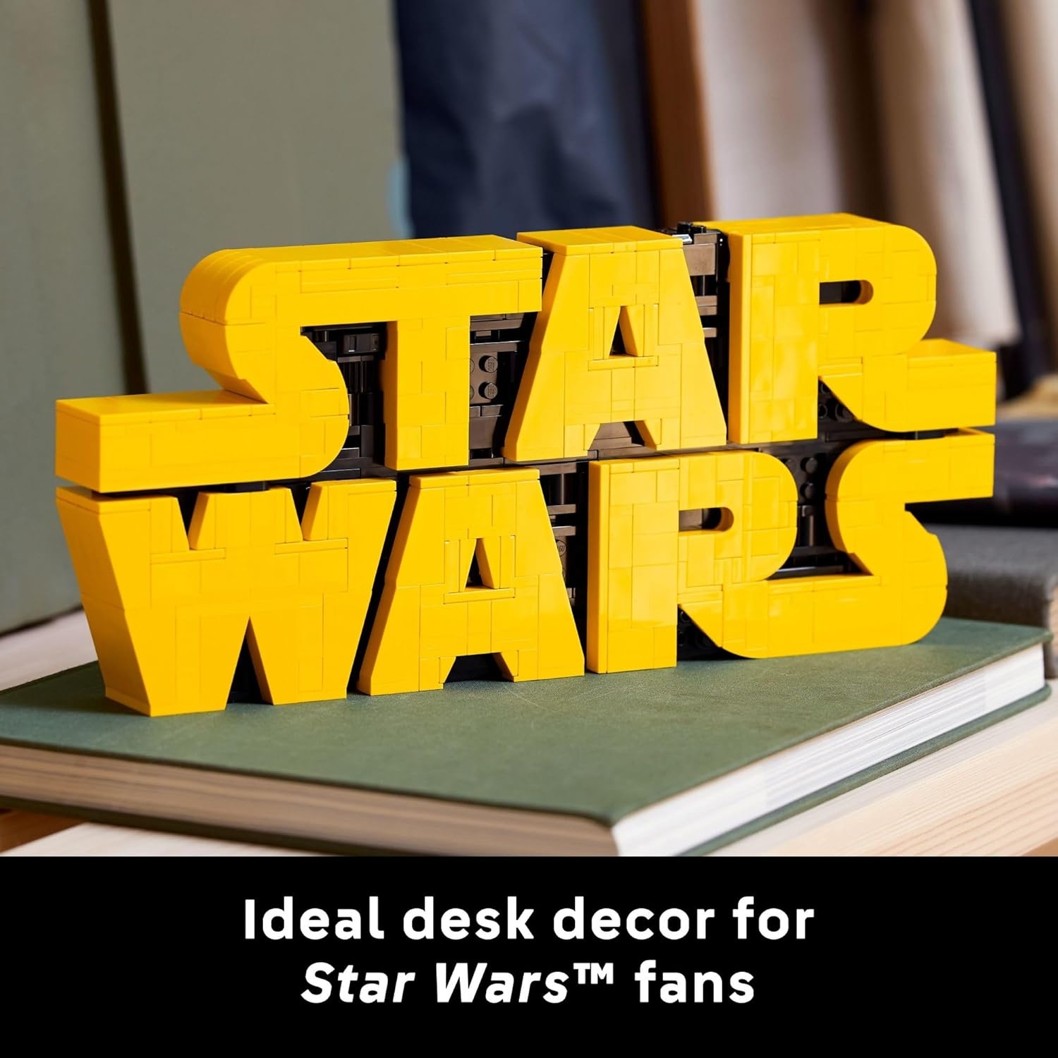 image:imageLEGO Star Wars BrickBuilt Star Wars Logo Building Set for Adults 18 Star Wars Gift Idea for Birthdays Collectible DIY Model Kit Home Decor Idea for Fans of The Movie Series 75407