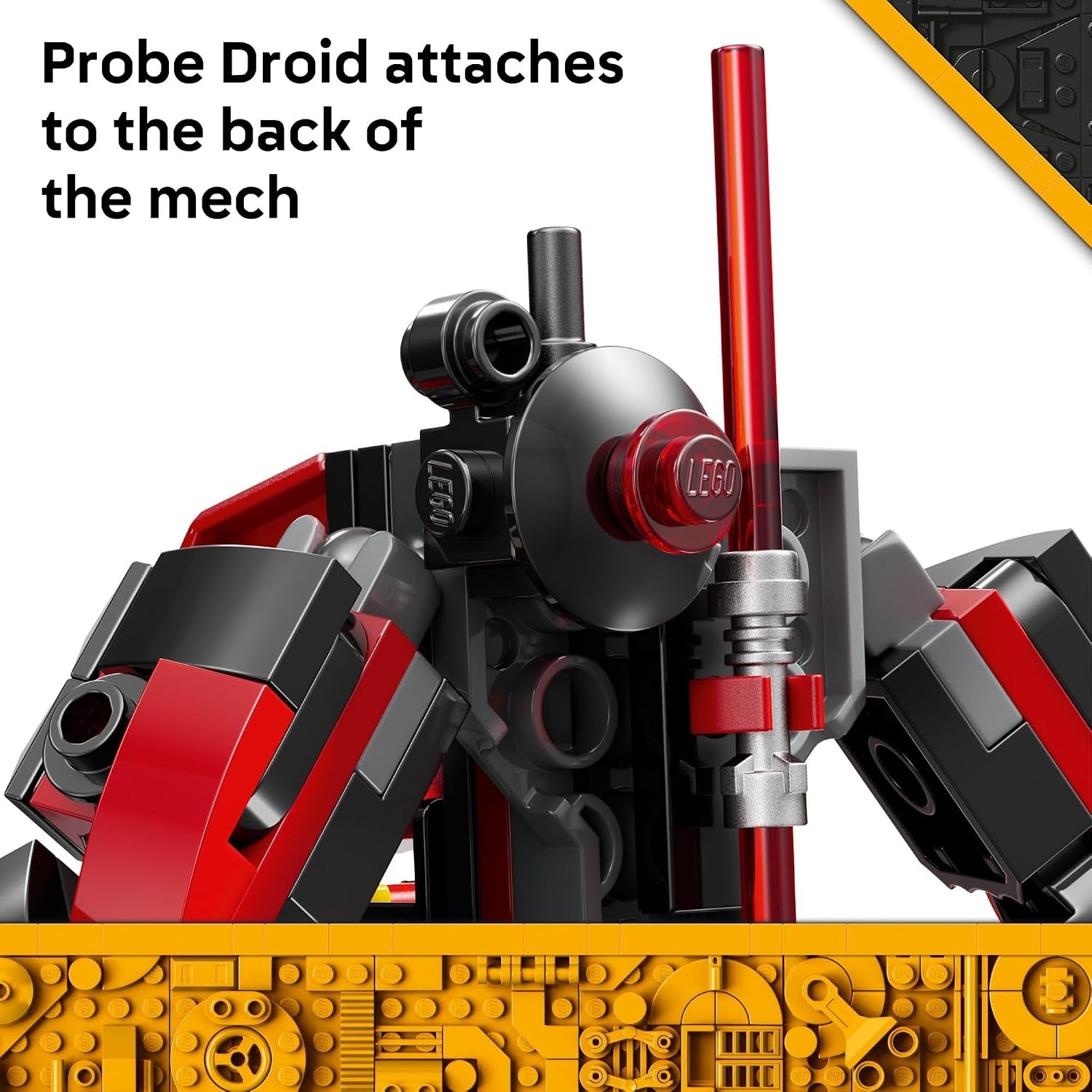 image:imageLEGO Star Wars Darth Maul Mech Kids Toy Building Toy with Pretend Play Lightsaber Birthday Gift Idea for Boys and Girls Ages 6 Collectible Decor for Fans of The Clone Wars 75411