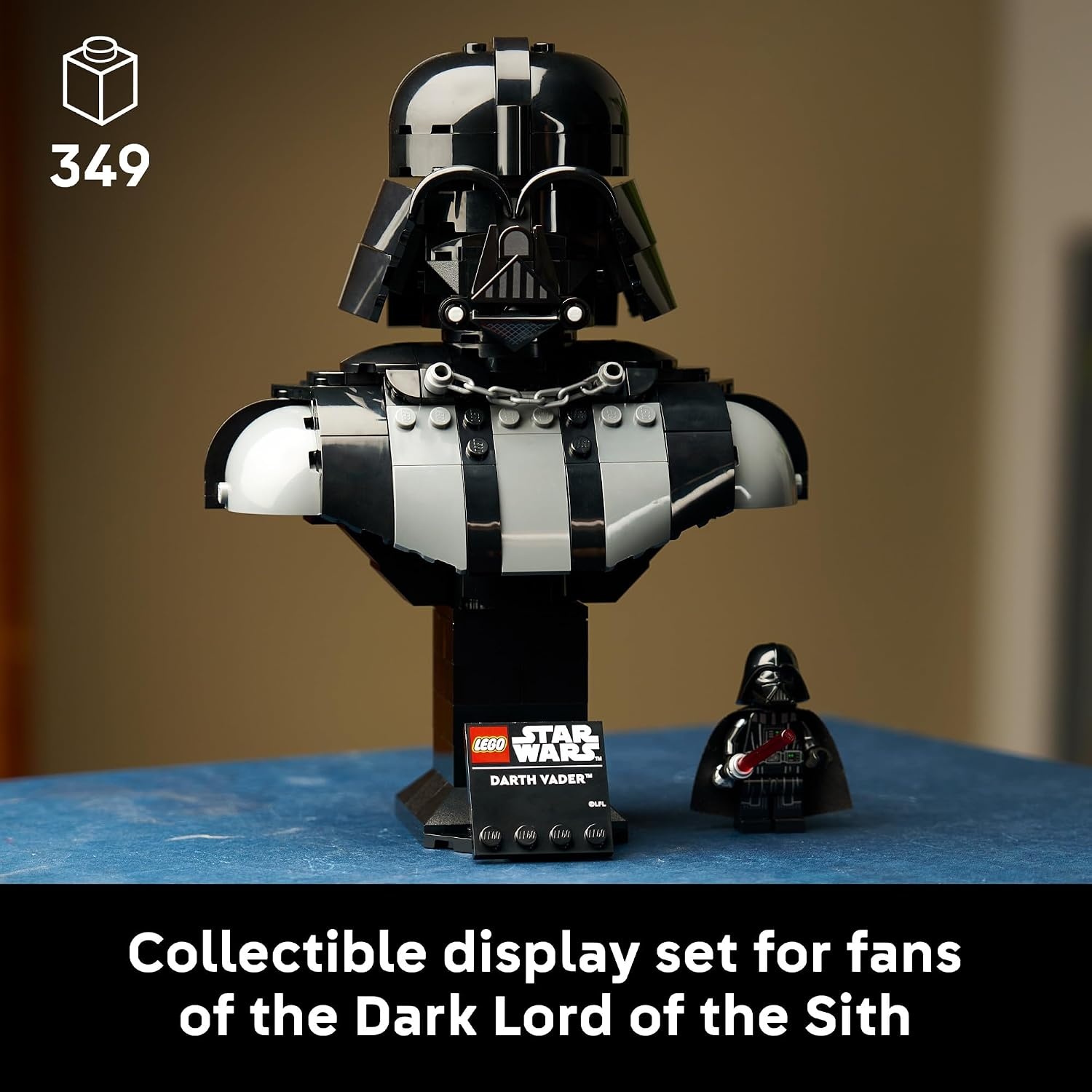 image:imageLEGO Star Wars Darth Vader Bust Collectible Building Set for Adults Ages 18 Star Wars Gift for Men amp Women with Darth Vader Minifigure Bedroom or Shelf Decor 75439