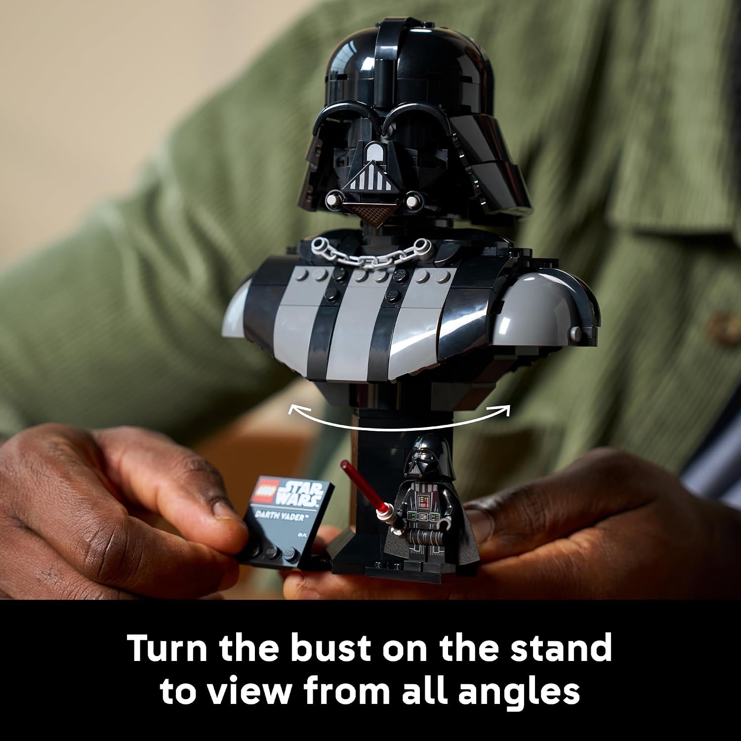 image:imageLEGO Star Wars Darth Vader Bust Collectible Building Set for Adults Ages 18 Star Wars Gift for Men amp Women with Darth Vader Minifigure Bedroom or Shelf Decor 75439
