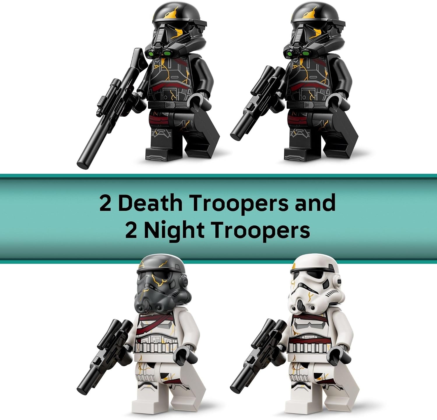 image:imageLEGO Star Wars Death Trooper amp Night Trooper Battle Pack Kids Toy Building Set for Pretend Play Ahsoka Series Model Kit for Boys and Girls Ages 6 Birthday Gift Idea for Movie Fans 75412