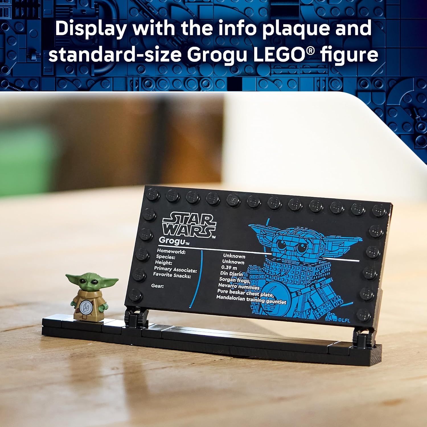 image:imageLEGO Star Wars Grogu Mandalorian Apprentice Building Toys Build and Display Set for Boys amp Girls Ages 10 Star Wars Gifts for Kids 75446