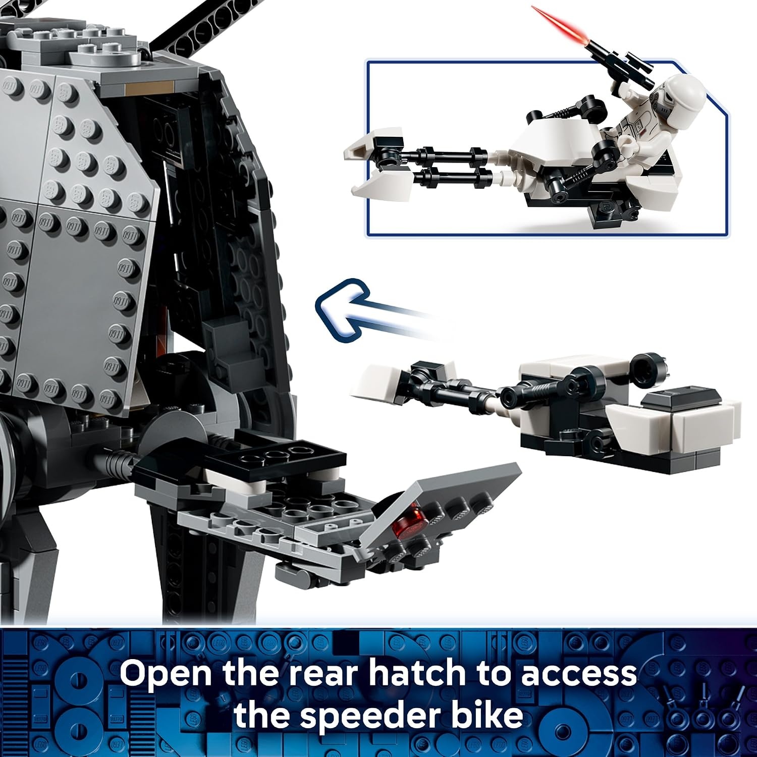 image:imageLEGO Star Wars Imperial Remnant ATAT with INT4 75454 Building Toy for Boys amp Girls Ages 10 Display as Bedroom Decor 6 Minifigures 1453 pieces Gift for Birthdays