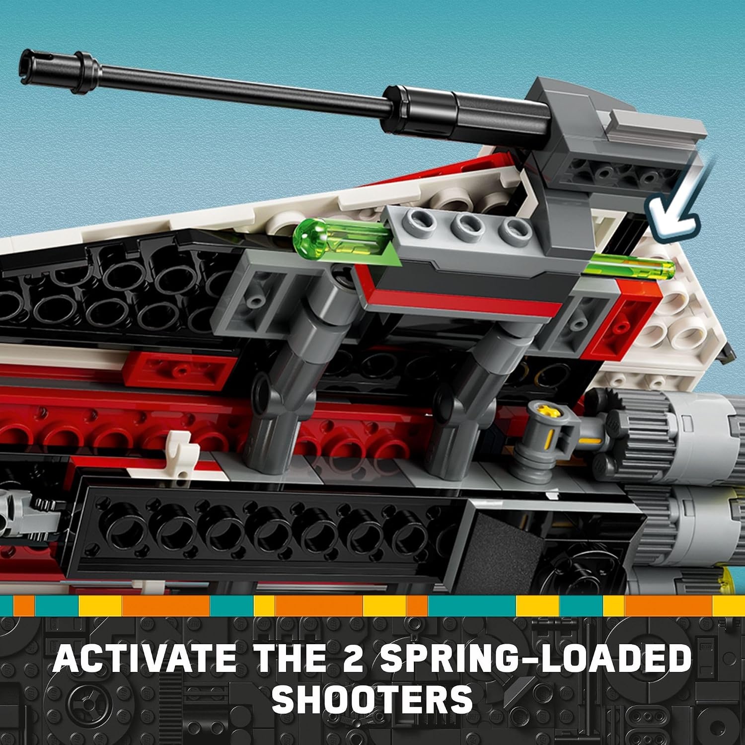 image:imageLEGO Star Wars Jedi Bobs Starfighter Buildable Toy Vehicle Brick Built Star Wars Starship with Jedi Bob Minifigure Birthday Gift Idea for Boys Girls or Any Fan Ages 8 and Up 75388