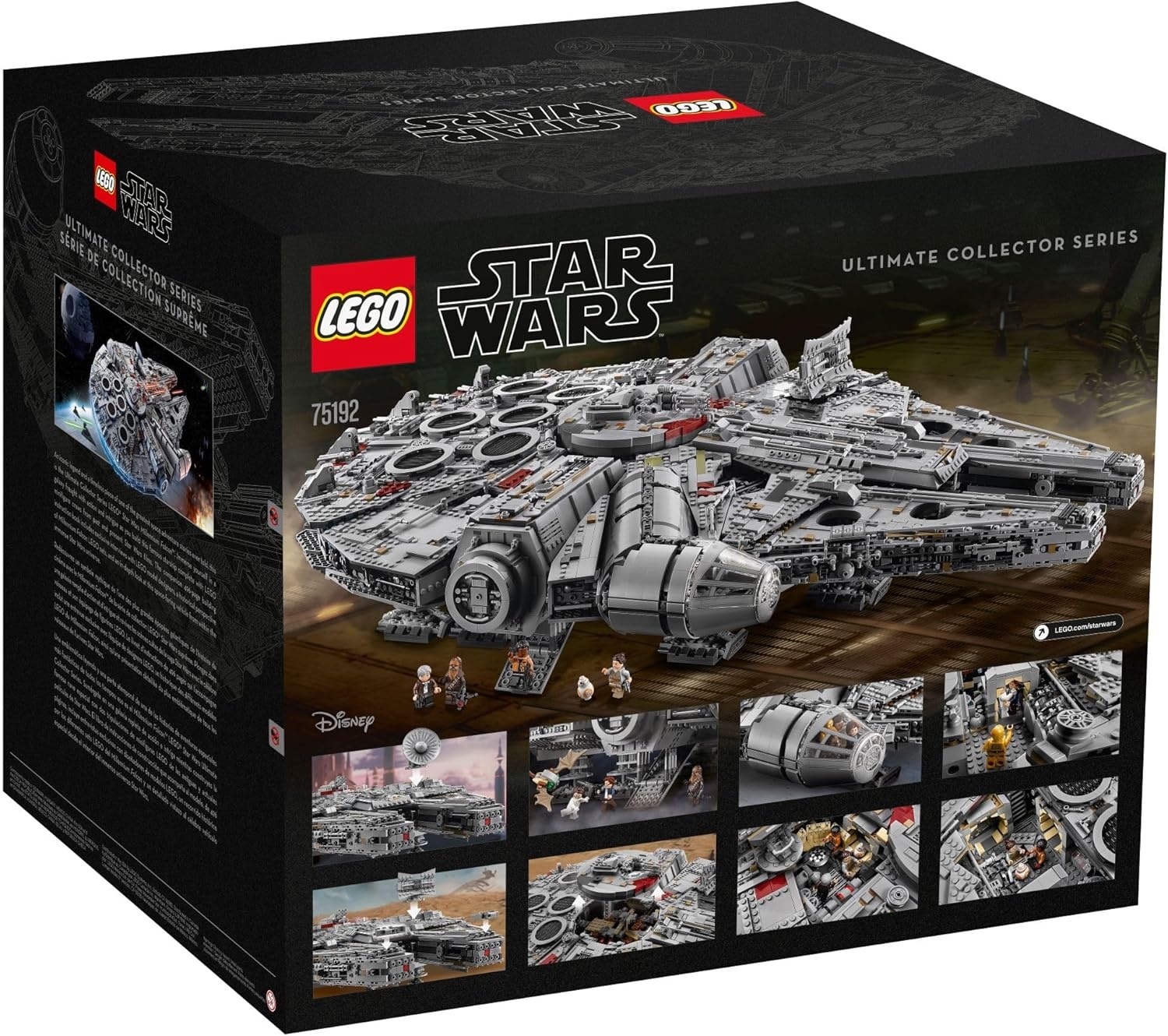 image:imageLEGO Star Wars Millennium Falcon Building Set for Adults Ages 16 Gift for Birthday Movie Collectible Model Kit Display in Home or Office 75192