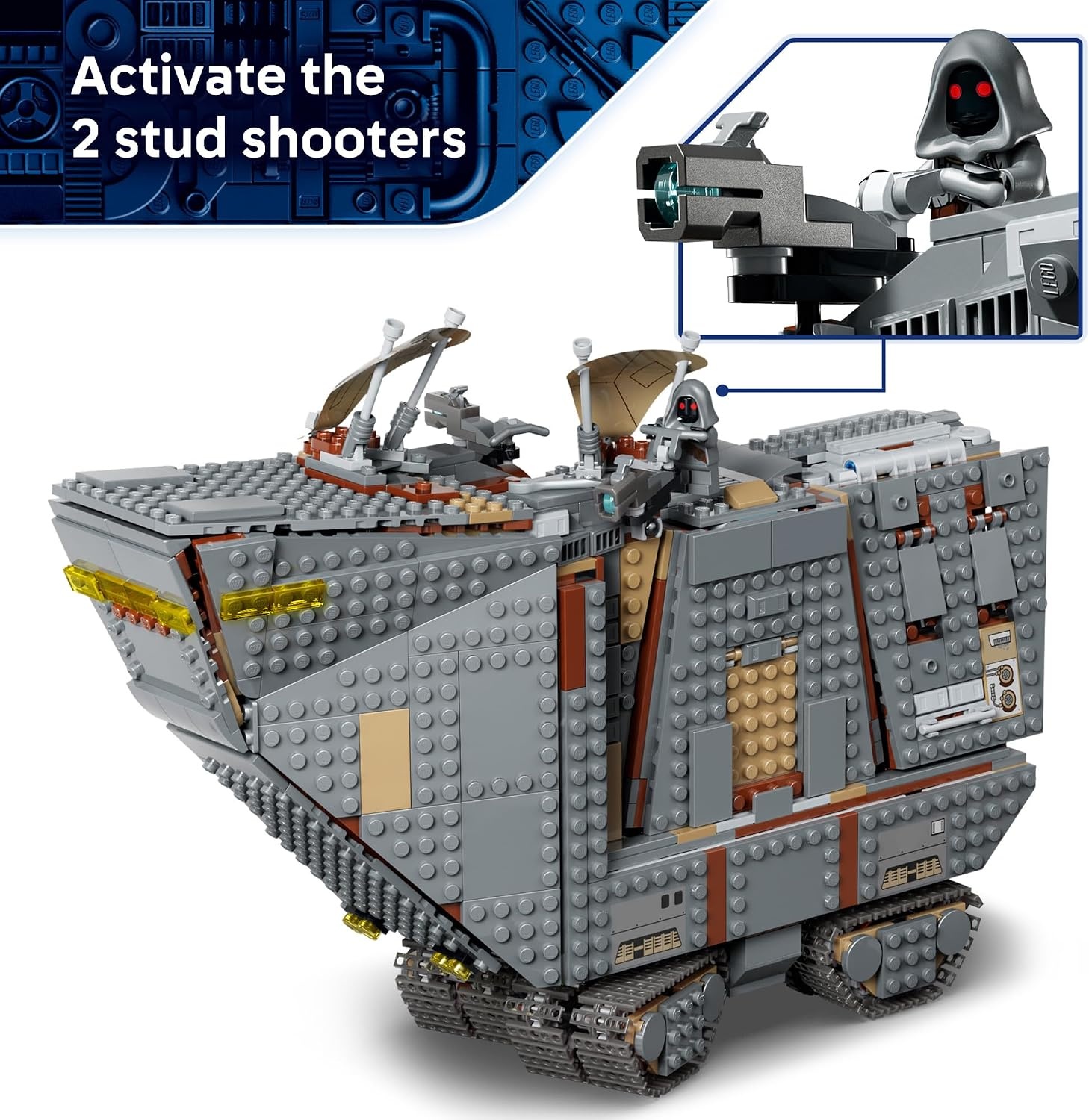 image:imageLEGO Star Wars Offworld Sandcrawler and Mudhorn 75453 Building Toy for Boys amp Girls Ages 14 Movie Playset 5 Minifigures amp Grogu Figure 1683 pieces Gift for Birthdays