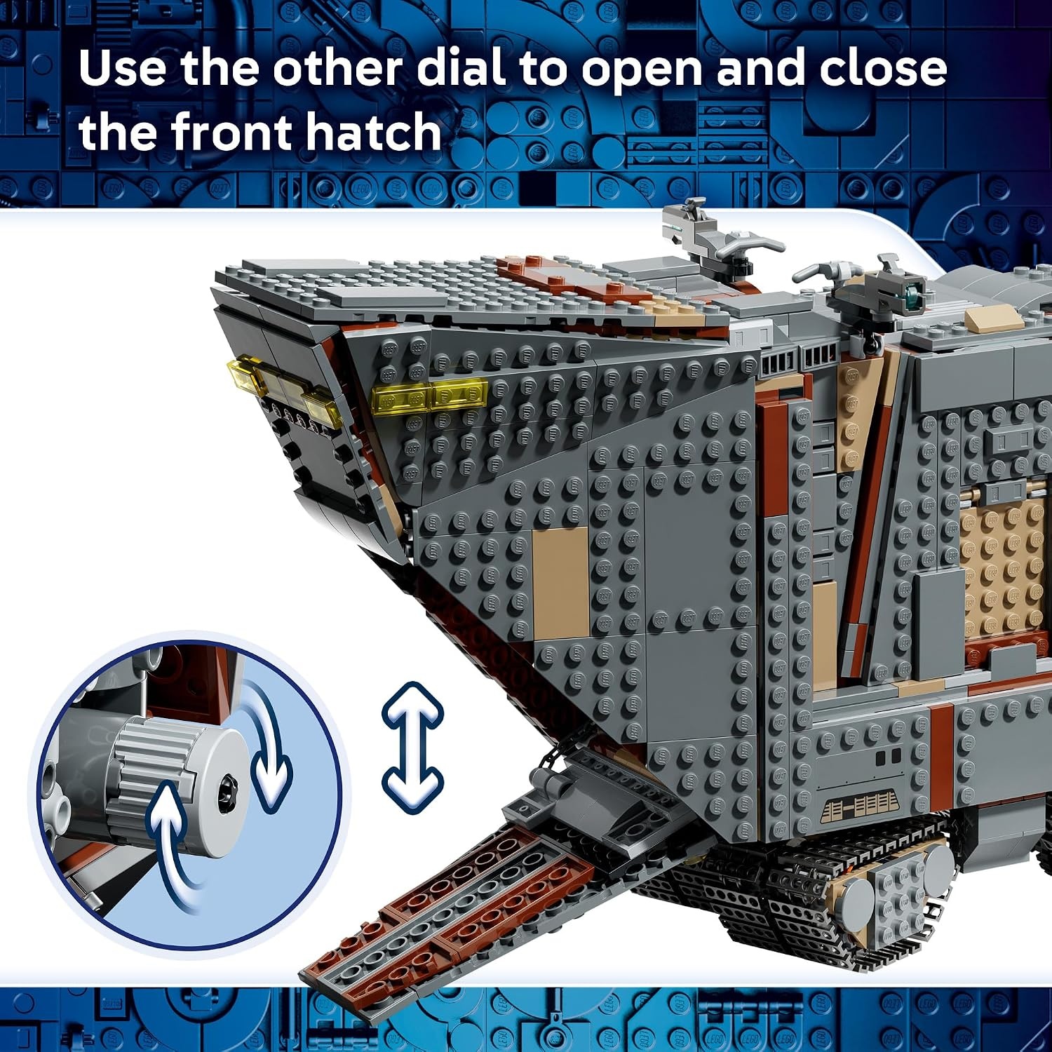 image:imageLEGO Star Wars Offworld Sandcrawler and Mudhorn 75453 Building Toy for Boys amp Girls Ages 14 Movie Playset 5 Minifigures amp Grogu Figure 1683 pieces Gift for Birthdays