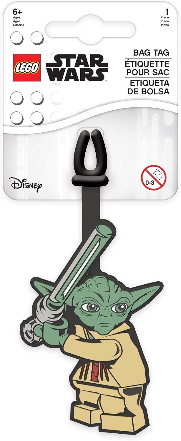 image:imageLEGO Star Wars Silicone Bag Tag Yoda 52222