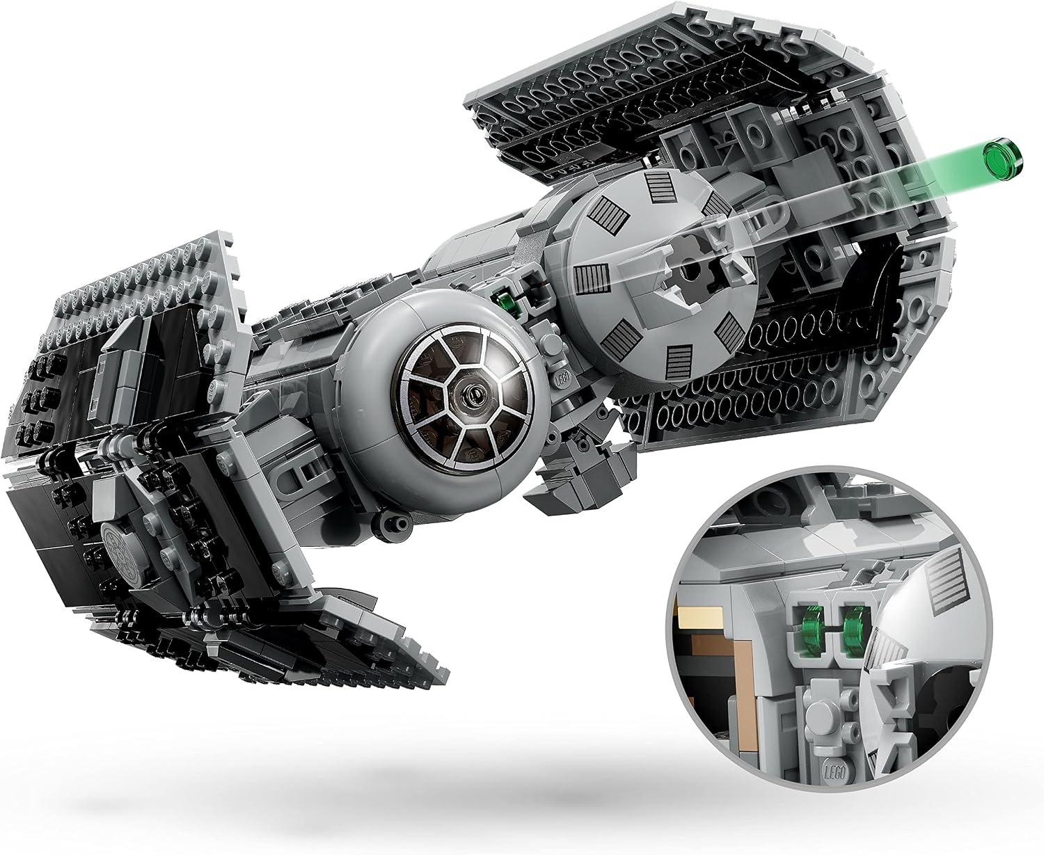 image:imageLEGO Star Wars TIE Bomber Model Building Kit Star Wars Toy Starfighter with Gonk Droid Figure Darth Vader Minifigure and Lightsaber Collectible Star Wars Gift for 9 Year Olds 75347
