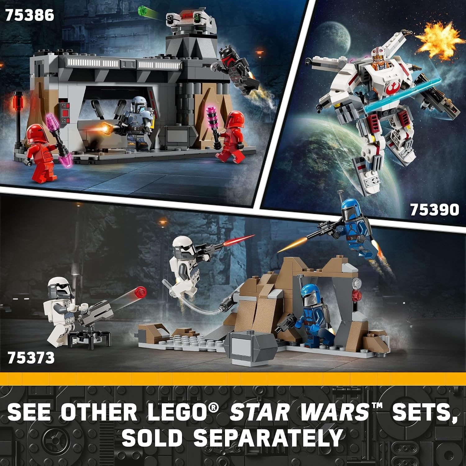 image:imageLEGO Star Wars The Clone Wars Captain Rex YWing Microfighter Building Set Collectible Star Wars YWing Toy for Kids with Captain Rex Minifigure Gift for Boys amp Girls Ages 6 and Up 75391