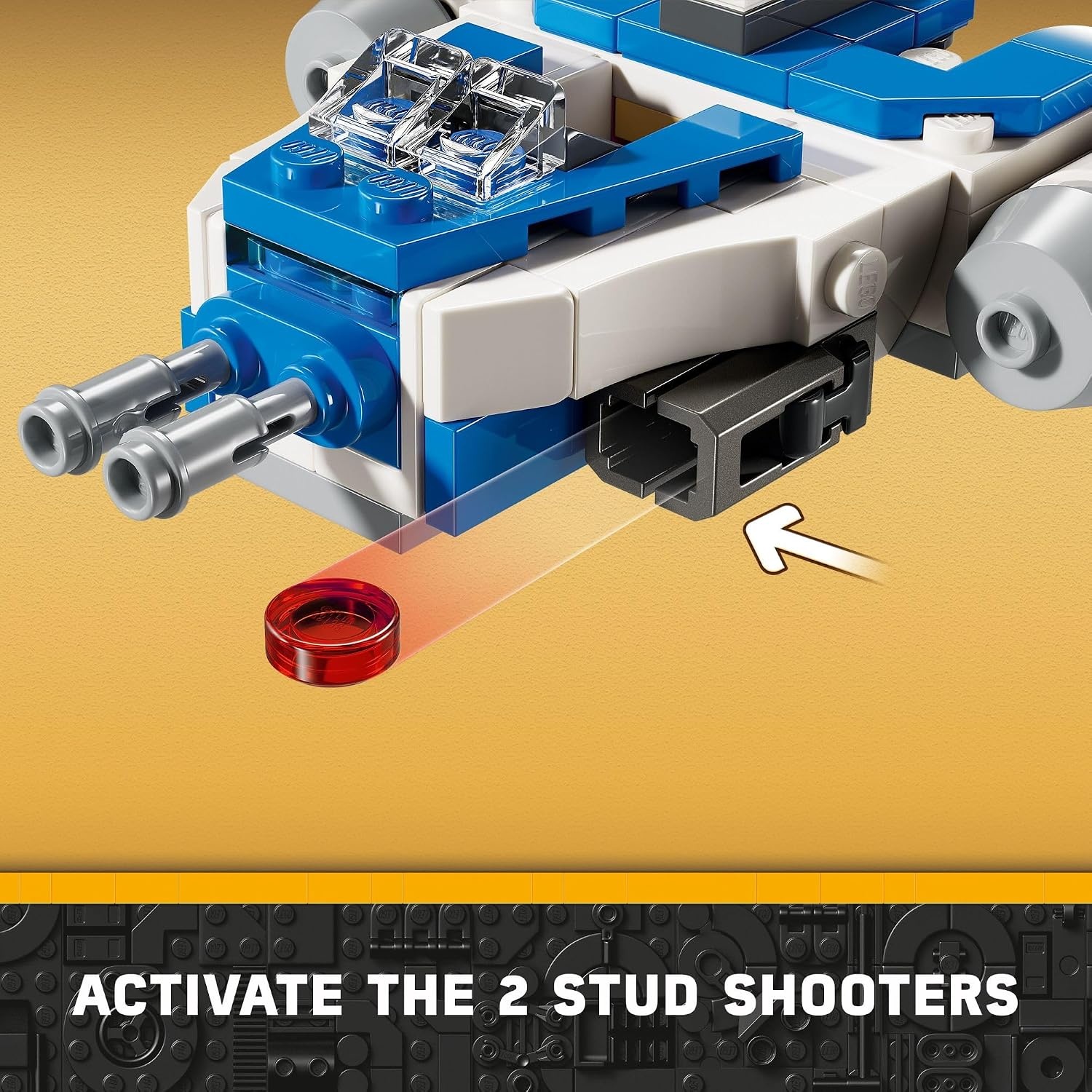 image:imageLEGO Star Wars The Clone Wars Captain Rex YWing Microfighter Building Set Collectible Star Wars YWing Toy for Kids with Captain Rex Minifigure Gift for Boys amp Girls Ages 6 and Up 75391