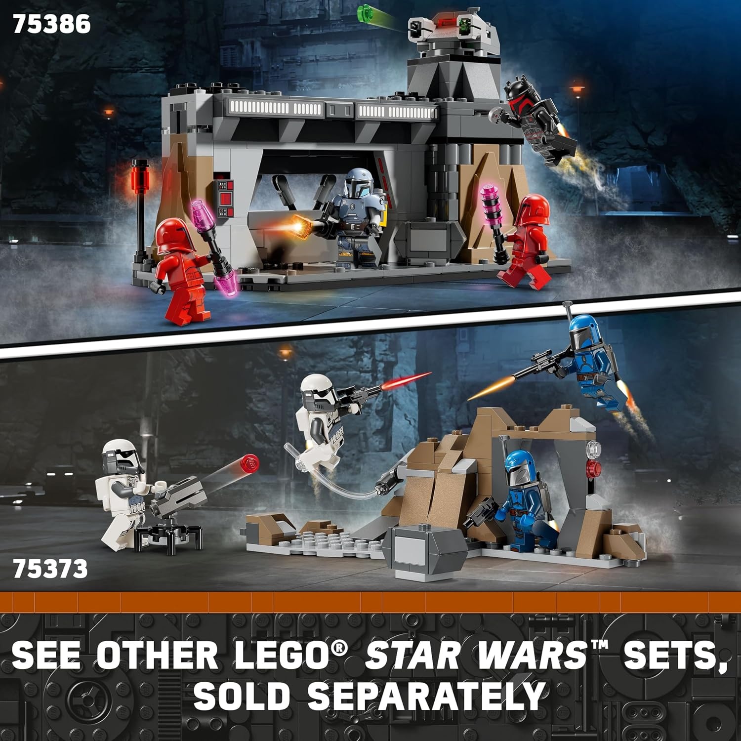image:imageLEGO Star Wars The Mandalorian Ambush on Mandalore Battle Pack Building Toy with 4 Star Wars Minifigures Collectible Brick Built Playset Star Wars Gift Idea for Boys and Girls Ages 6 and Up 75373