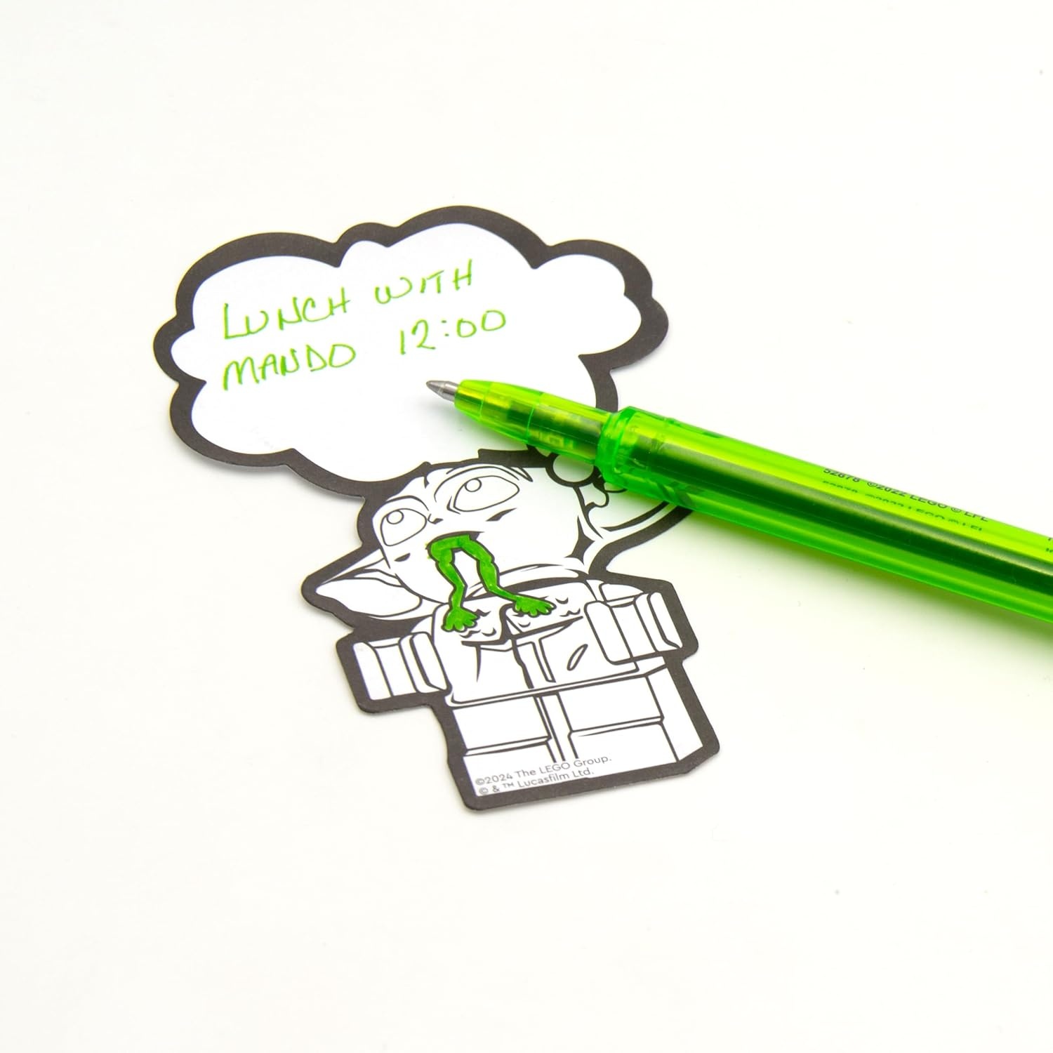 image:imageLEGO Star Wars The Mandalorian Coloring Sticky Notes Grogu 53480