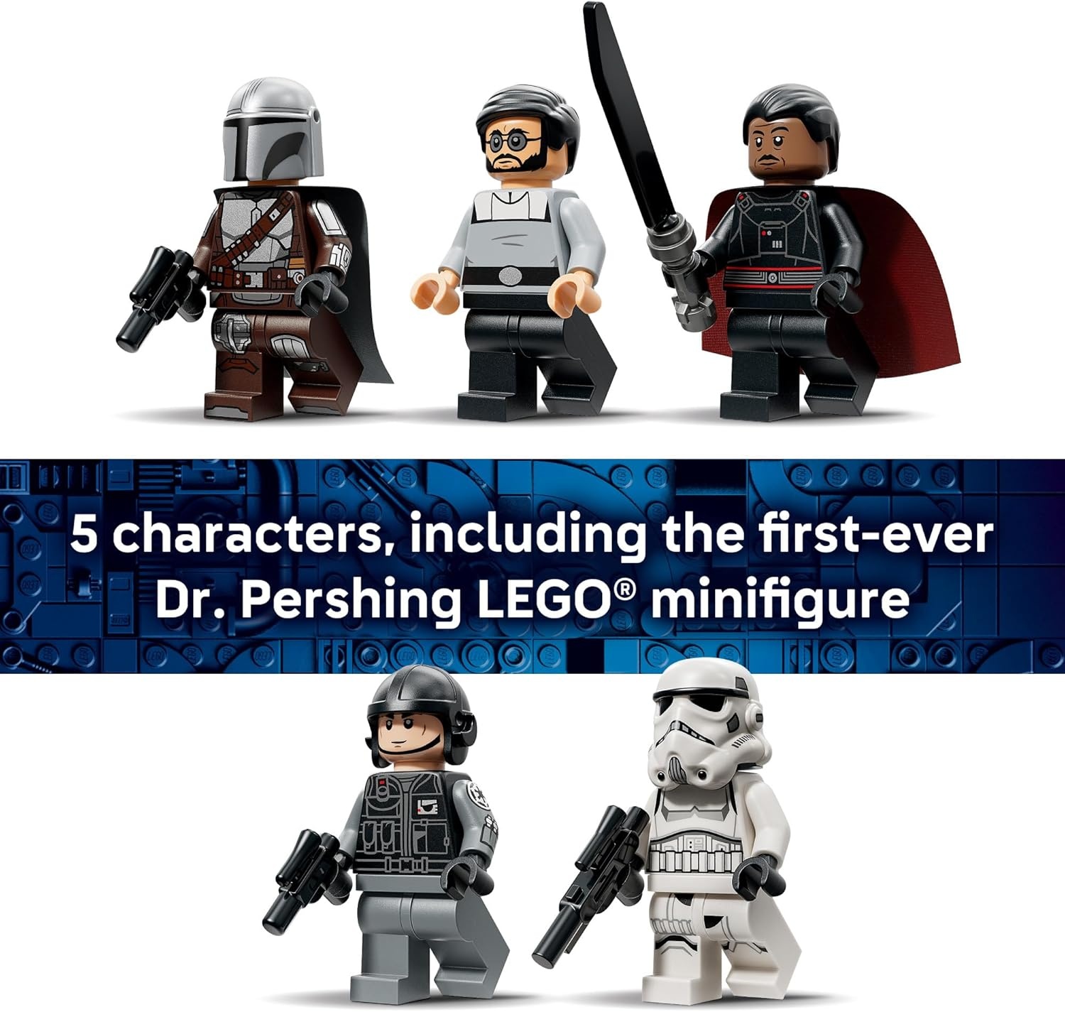 image:imageLEGO Star Wars The Mandalorian Imperial LambdaClass Shuttle Collectible Building Set for Boys amp Girls Ages 14 with 5 Minifigures Gift Idea for Teens 75459