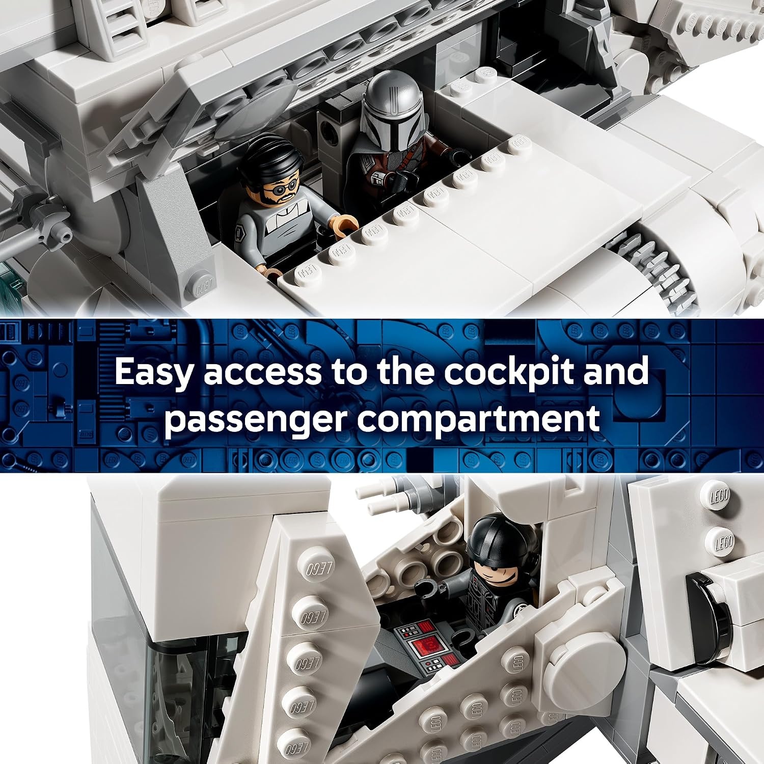 image:imageLEGO Star Wars The Mandalorian Imperial LambdaClass Shuttle Collectible Building Set for Boys amp Girls Ages 14 with 5 Minifigures Gift Idea for Teens 75459