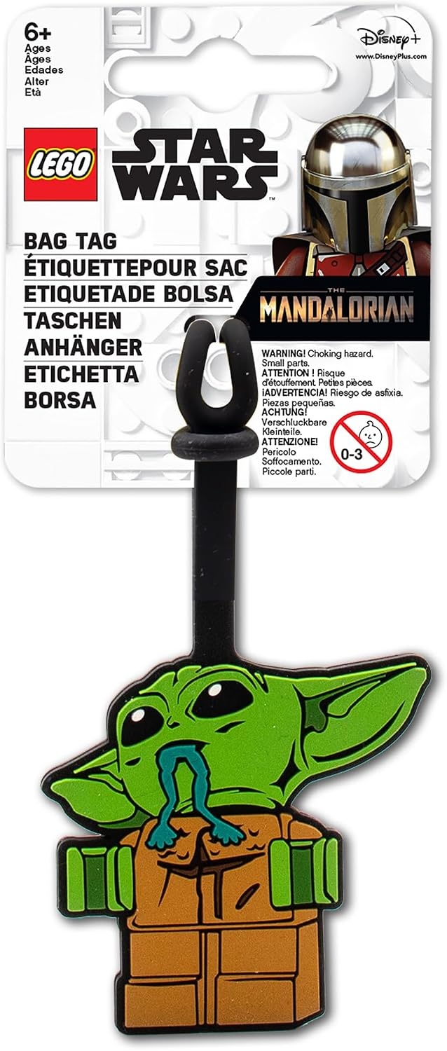 image:imageLEGO Star Wars The Mandalorian Silicone Bag Tag Grogu Yum Yum 52974