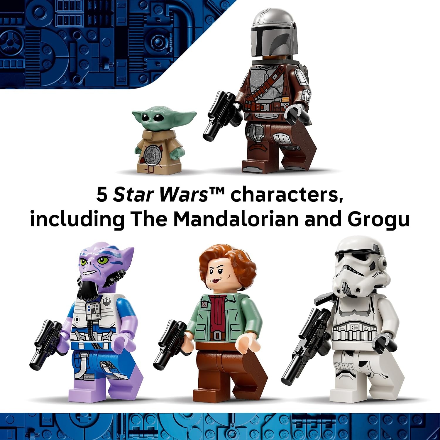image:imageLEGO Star Wars The Mandalorian and Grogu The Razor Crest Building Toy Build and Display Set for Boys amp Girls Ages 10 Star Wars Gifts for Birthdays amp Fans 75447