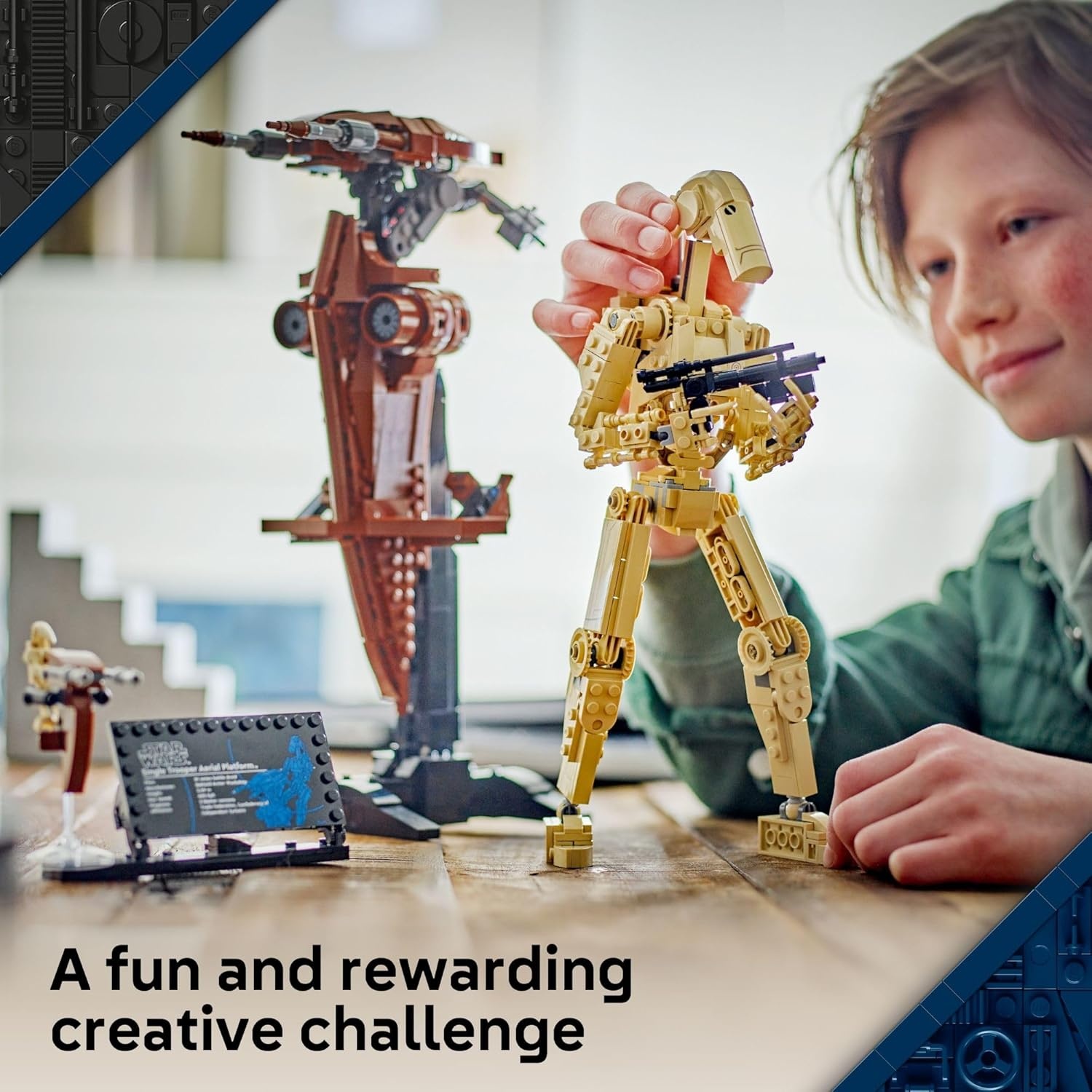image:imageLEGO Star Wars The Phantom Menace Battle Droid with STAP Building amp Learning Toy for Boys amp Girls Ages 12 Star Wars Toy amp Model Kit Gift Idea for Birthdays 75428