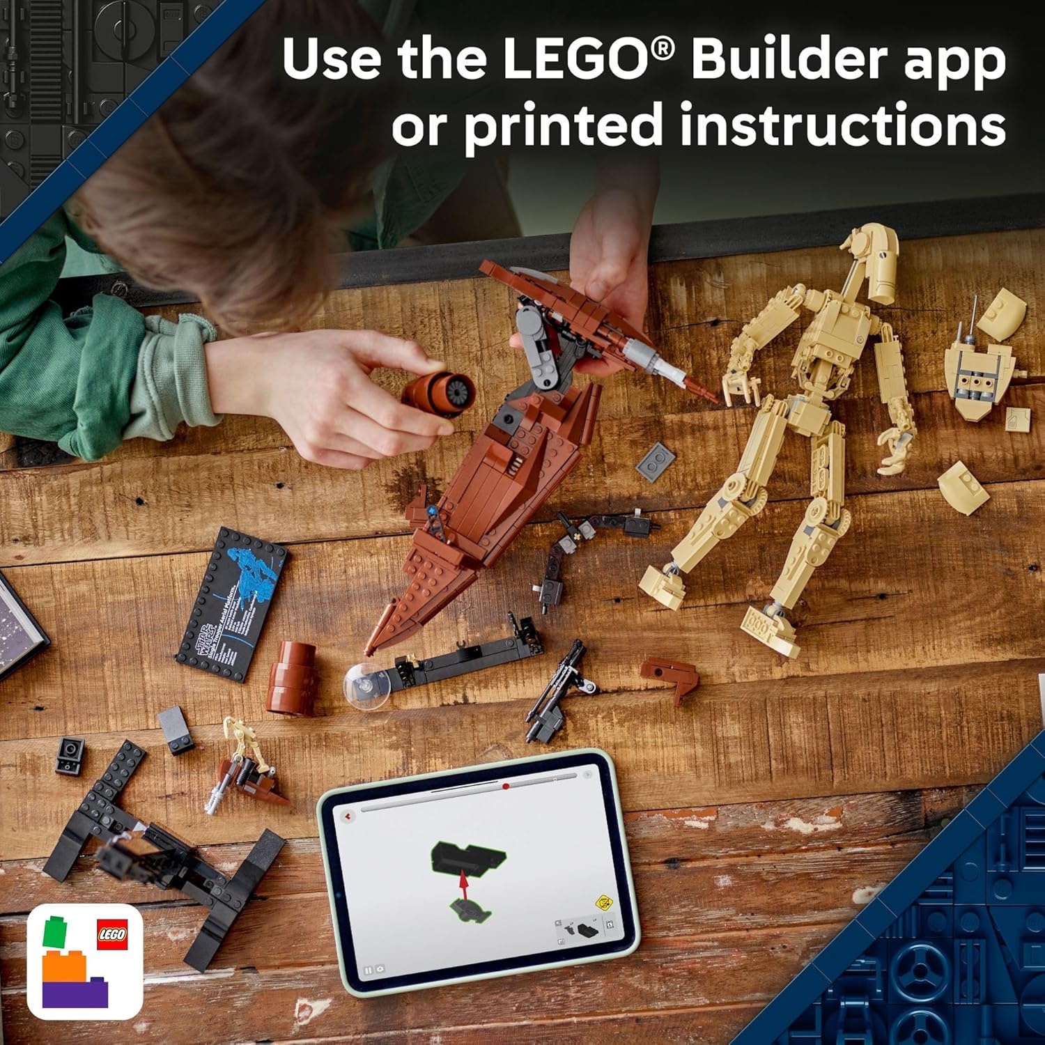 image:imageLEGO Star Wars The Phantom Menace Battle Droid with STAP Building amp Learning Toy for Boys amp Girls Ages 12 Star Wars Toy amp Model Kit Gift Idea for Birthdays 75428