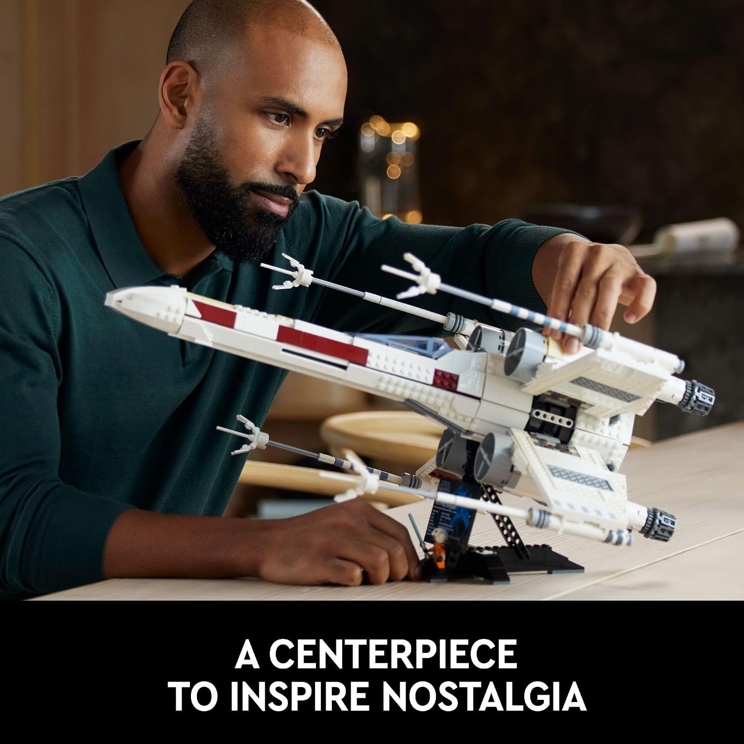 image:imageLEGO Star Wars Ultimate Collector Series XWing Starfighter Building Set for Adults Star Wars Collectible for Build and Display with Luke Skywalker Minifigure Fun Gift Idea for Fans 75355