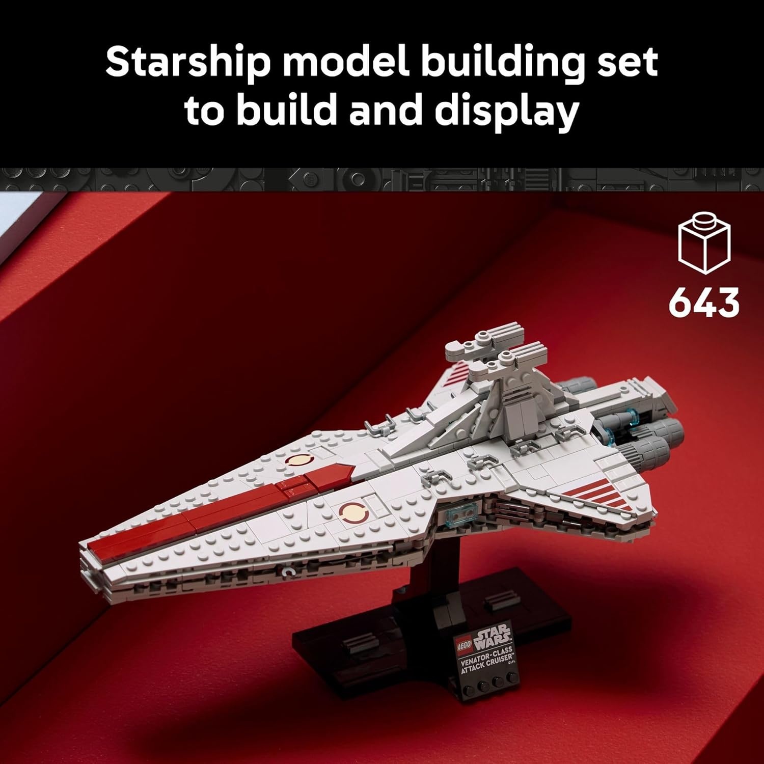 image:imageLEGO Star Wars VenatorClass Attack Cruiser Building Set for Adults Men amp Women Ages 18 Movie Collectible amp Room Decor for Office Bedroom or Book Shelf Gift Idea for Birthdays 75441