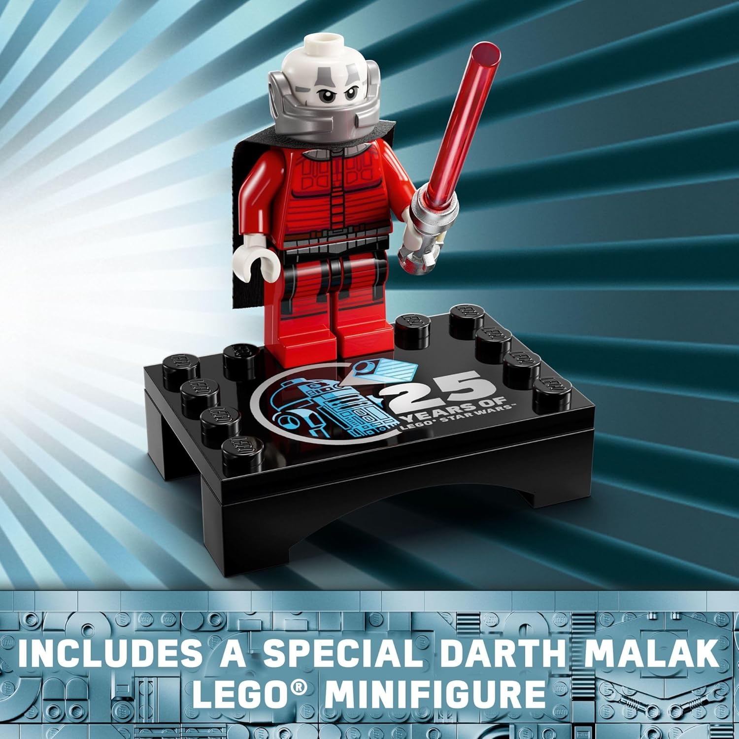 image:imageStar Wars R2D2 Building Toy Set Display Star Wars Toy Ages 10 Includes 25th Anniversary Darth Malak Minifigure 75379