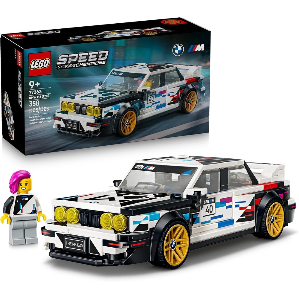 image:imageLEGO Speed Champions BMW M3 E30 77263 Building Toy for Boys amp Girls Ages 9 Detailed Toy Car for Kids Play or Display Model 358 pieces Gift for Birthdays