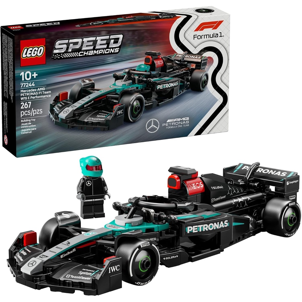 image:imageLEGO Speed Champions MercedesAMG F1 W15 Race Car Toy Building Set for Kids Boys amp Girls Ages 10 Toy Car for F1 Fans Gift Idea for Birthday 77244