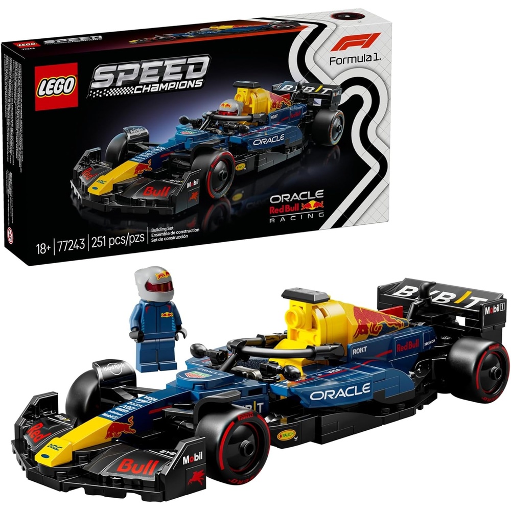 image:imageLEGO Speed Champions Oracle Red Bull Racing RB20 F1 Race Car Model Kits Building Set for Adults Ages 18 with Realistic Features Red Bull F1 DIY Crafts for Display Gift Idea for Fans 77243