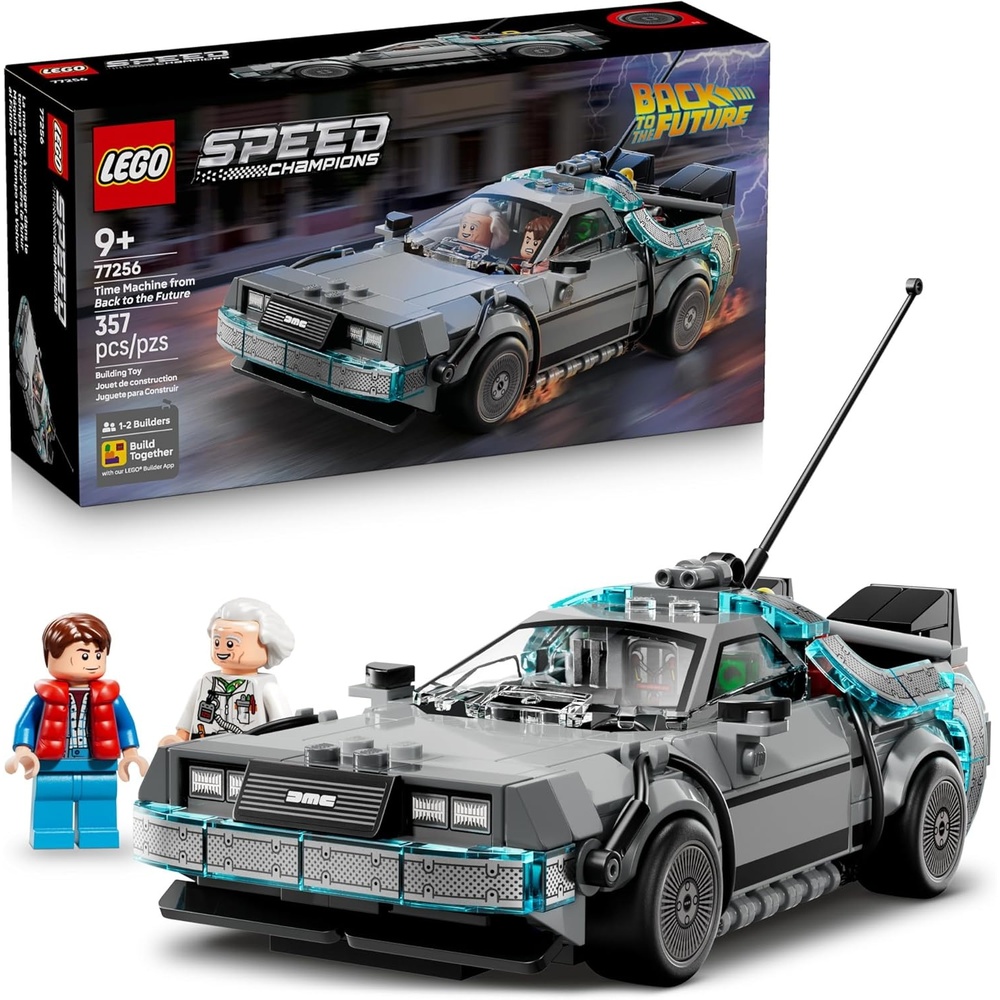 image:imageLEGO Speed Champions Time Machine from Back to The Future Building Toy for Kids Pretend Play amp Display Car Toy W 2 Build Modes for Boys amp Girls Ages 9 Gift for Birthdays 77256