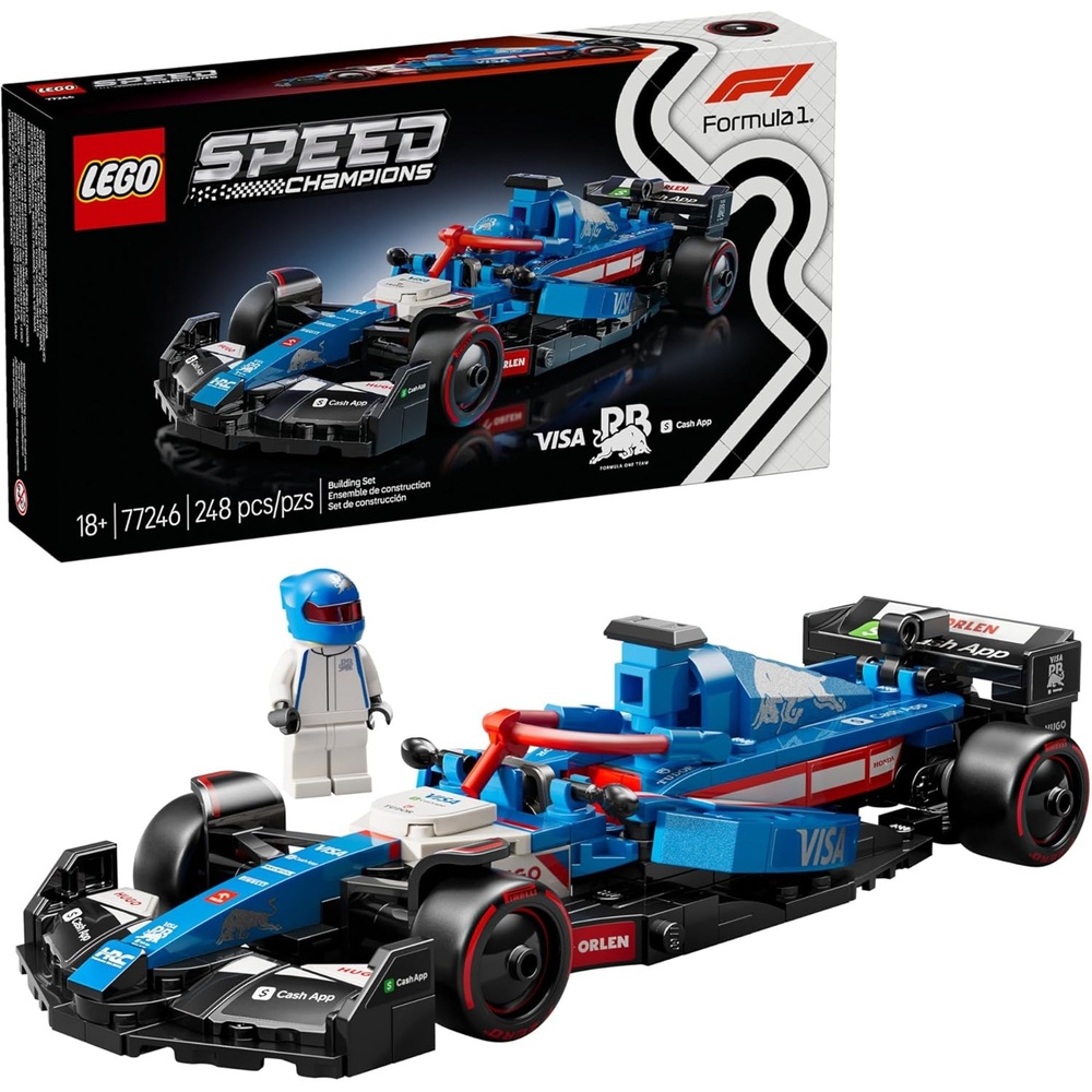 image:imageLEGO Speed Champions Visa Cash App RB VCARB 01 F1 Race Car Model Kits Building Sets for Adults Ages 18 WRealistic Features DIY Crafts for Display Gift Ideas for F1 Fans 77246
