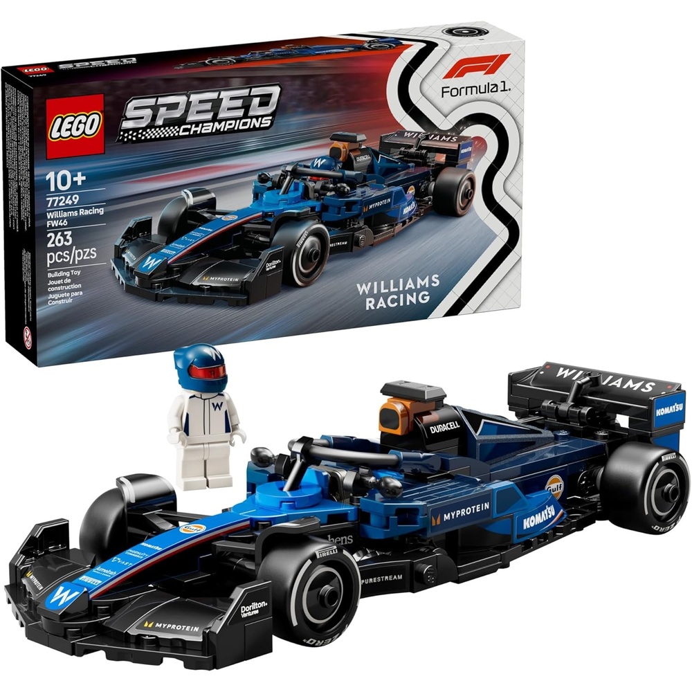 image:imageLEGO Speed Champions Williams Racing FW46 F1 Race Car Toy Building Set for Kids Boys amp Girls Ages 10 Toy Car for F1 Fans Gift Idea for Birthday 77249