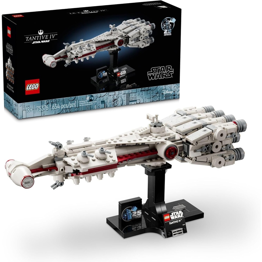 image:imageLEGO Star Wars A New Hope Tantive IV Creative Building Set for Adults 25th Anniversary Starship Model Collectible Build and Display Gift Idea for Star Wars Fans 75376