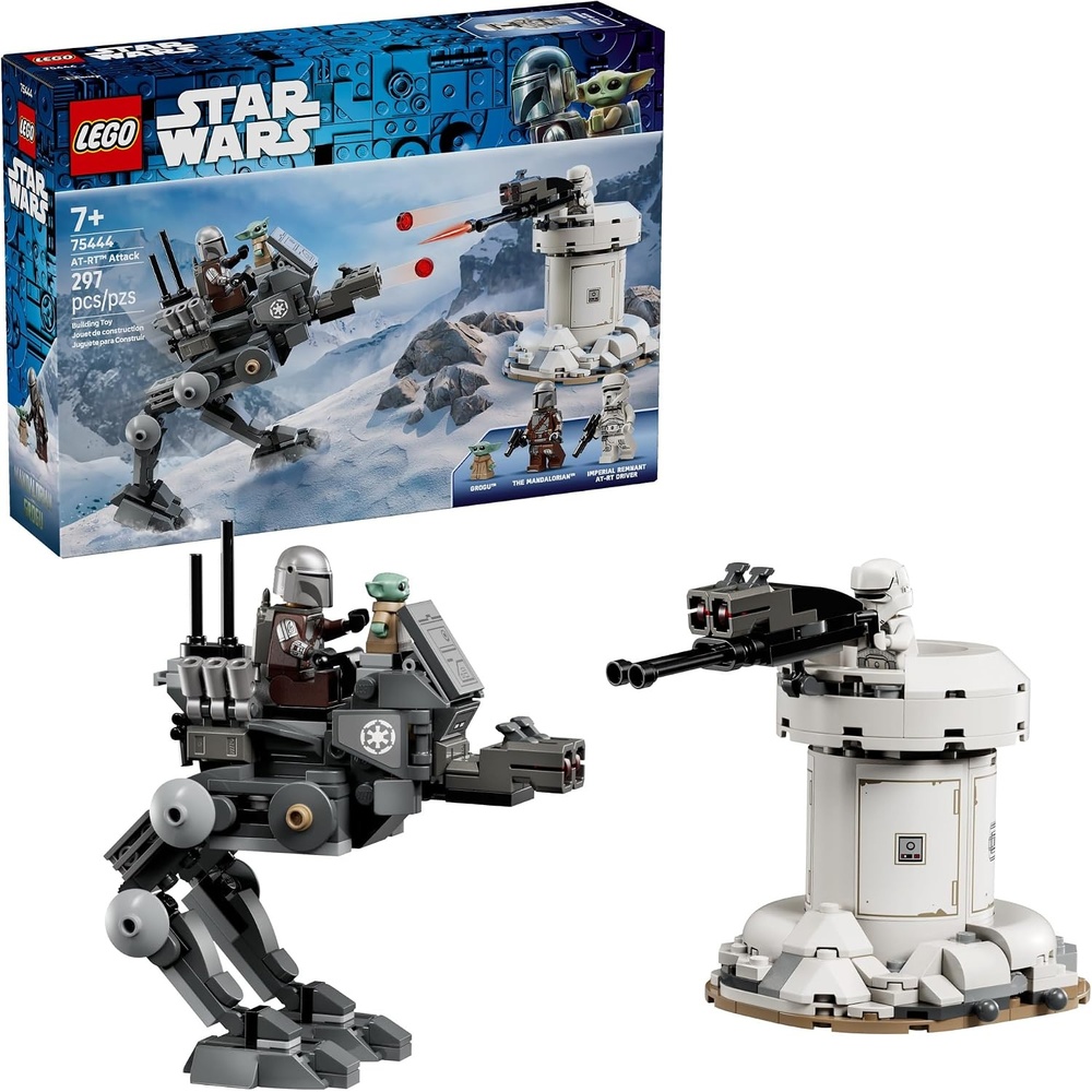 image:imageLEGO Star Wars ATRT Attack Building Toy for Boys amp Girls Ages 7 with The Mandalorian amp Grogu Minifigures Playset for Kids Gift for Birthdays 75444
