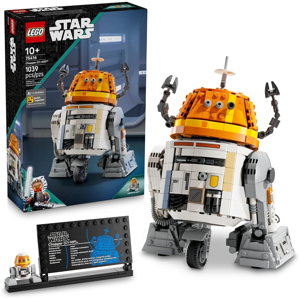 image:imageLEGO Star Wars Ahsoka Chopper C110P Astromech Droid Set Building Toy for Kids Ages 10 Makes a Great Gift for Boys and Girls Model Kit and Room Decor Idea for SciFi Adventure Fans 75416