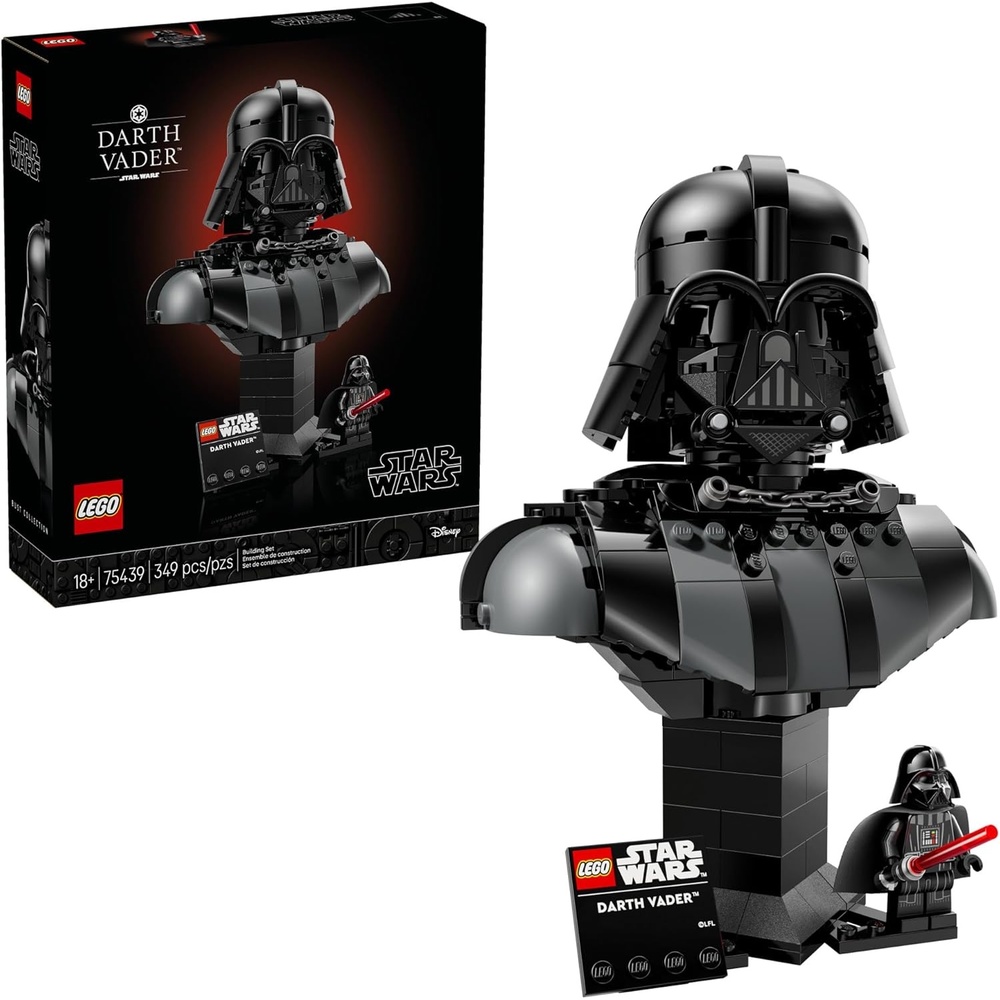 image:imageLEGO Star Wars Darth Vader Bust  Collectible Building Set for Adults Ages 18  Star Wars Gift for Men amp Women  with Darth Vader Minifigure  Bedroom or Shelf Decor  75439