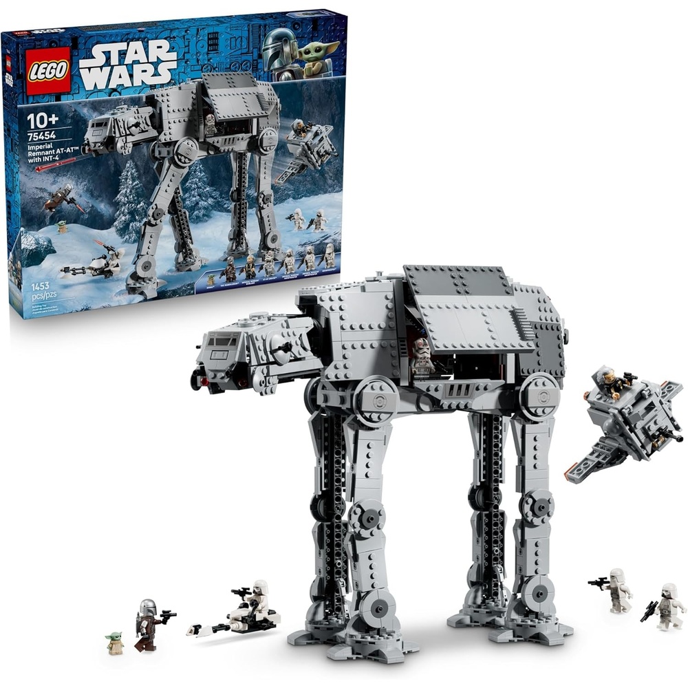 image:imageLEGO Star Wars Imperial Remnant ATAT with INT4 75454 Building Toy for Boys amp Girls Ages 10 Display as Bedroom Decor 6 Minifigures 1453 pieces Gift for Birthdays